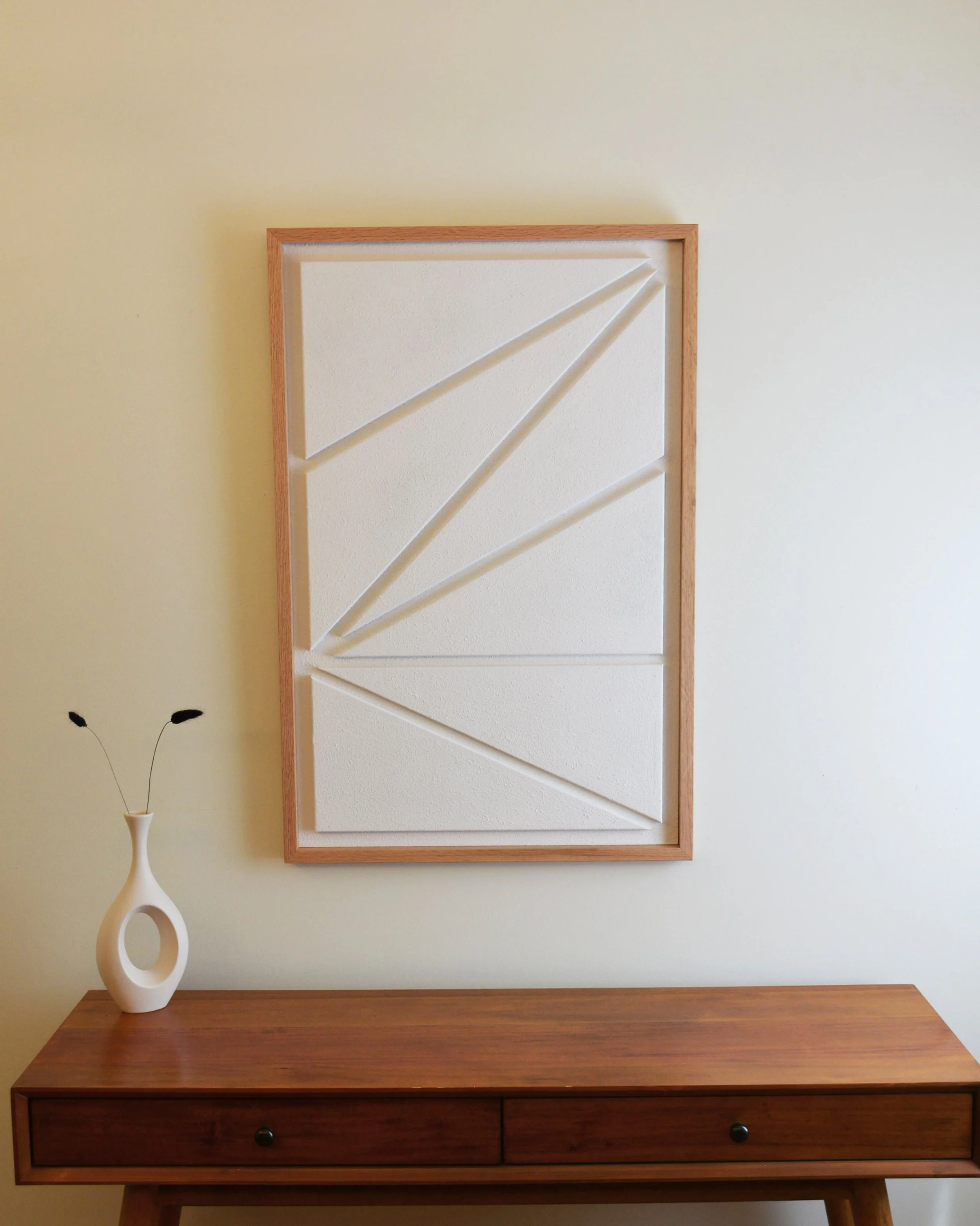 No. 09 - Textured Wabi-Sabi Panel