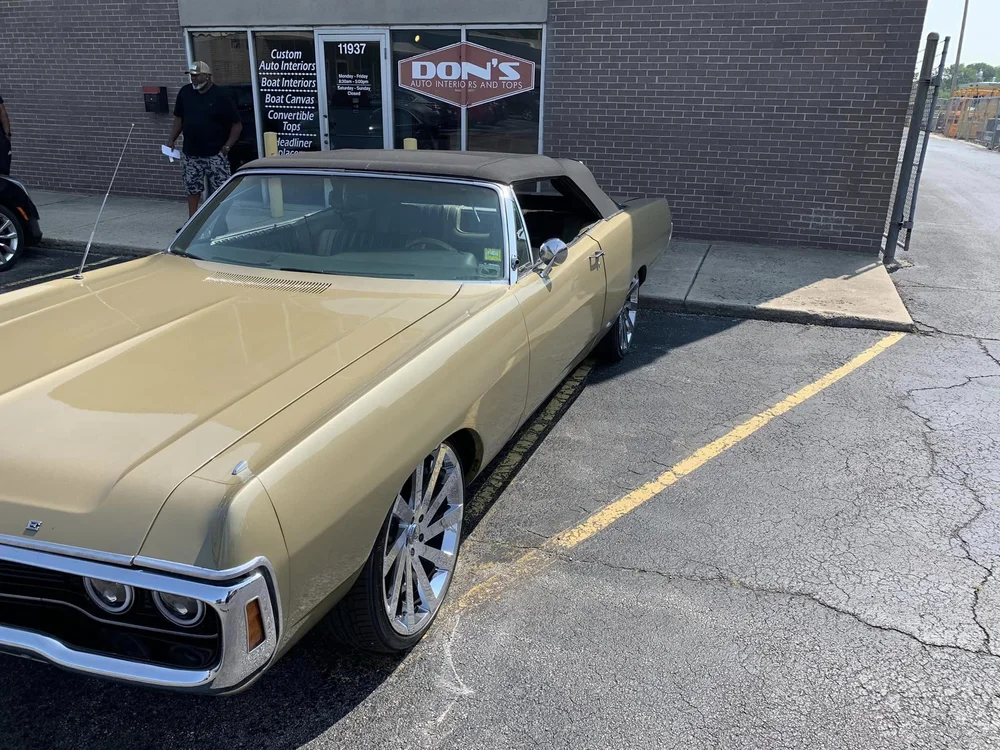 Convertible Top work by Don's Auto Interiors