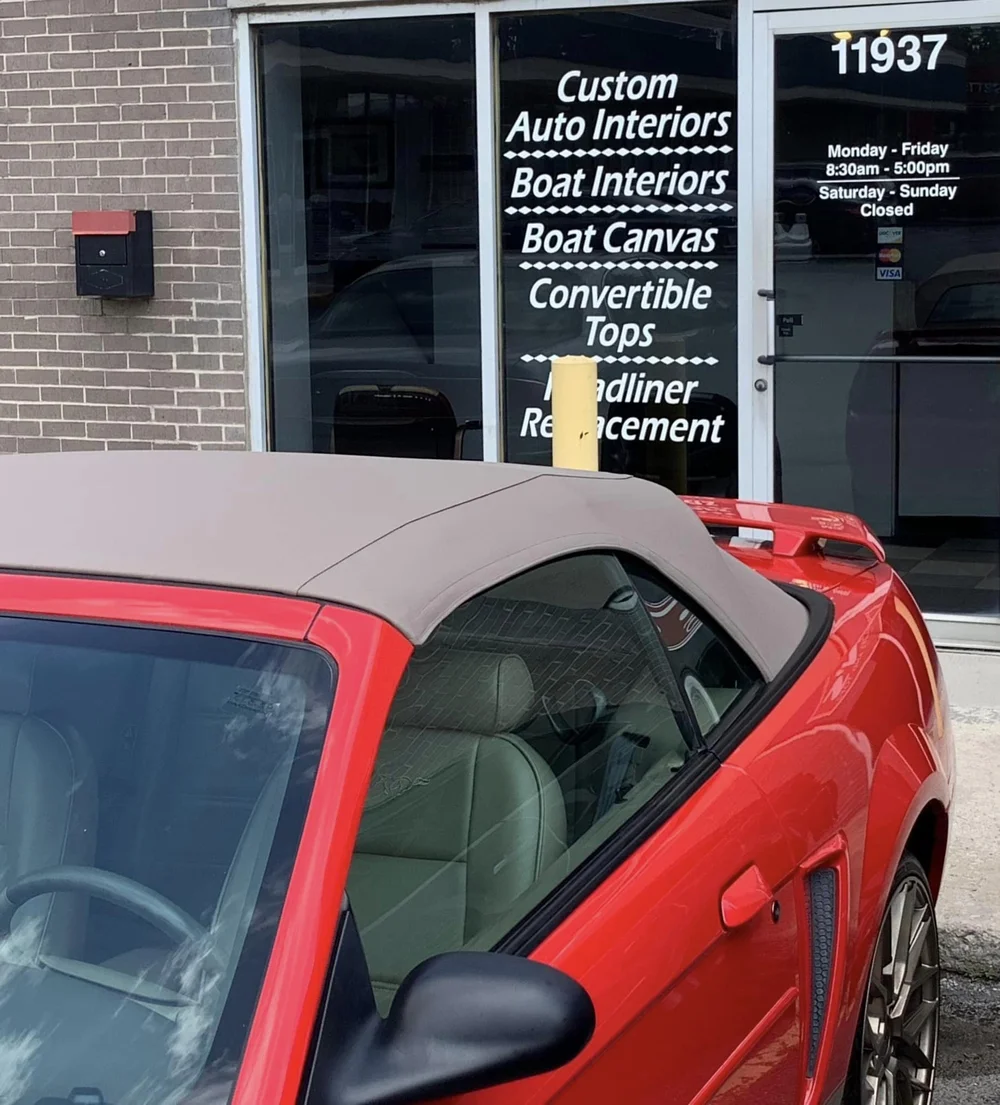 Convertible Top work by Don's Auto Interiors