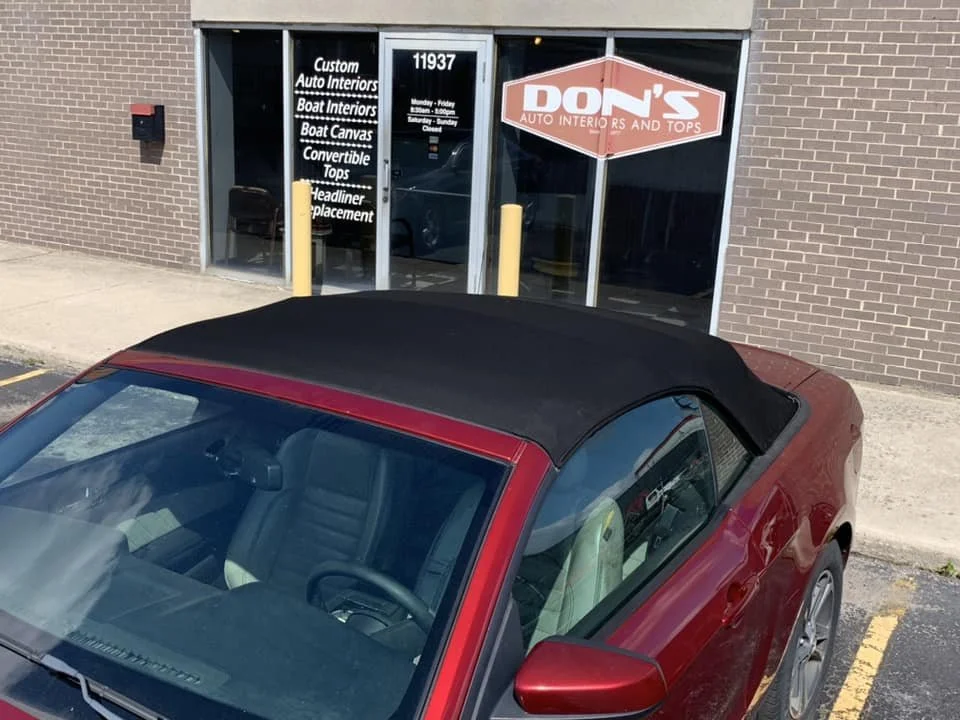 Convertible Top work by Don's Auto Interiors
