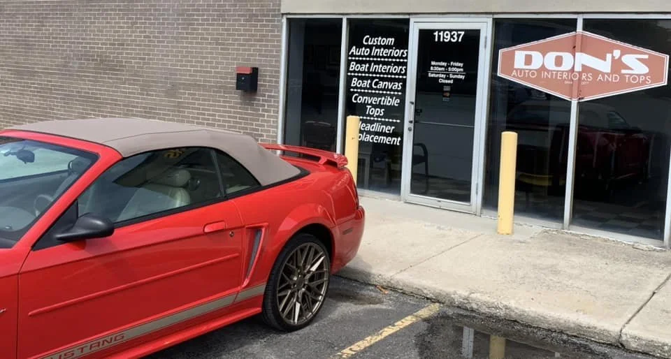 Convertible Top work by Don's Auto Interiors