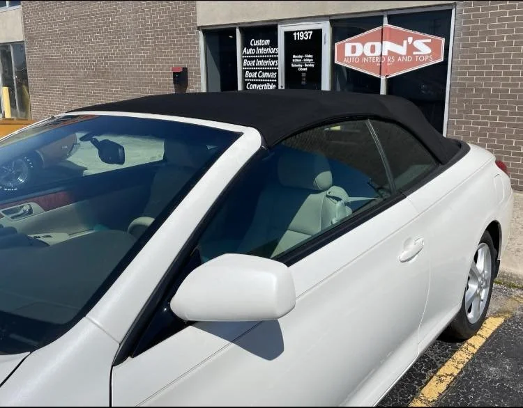 Convertible Top work by Don's Auto Interiors