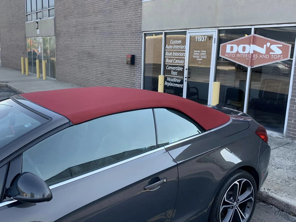 Convertible Top work by Don's Auto Interiors