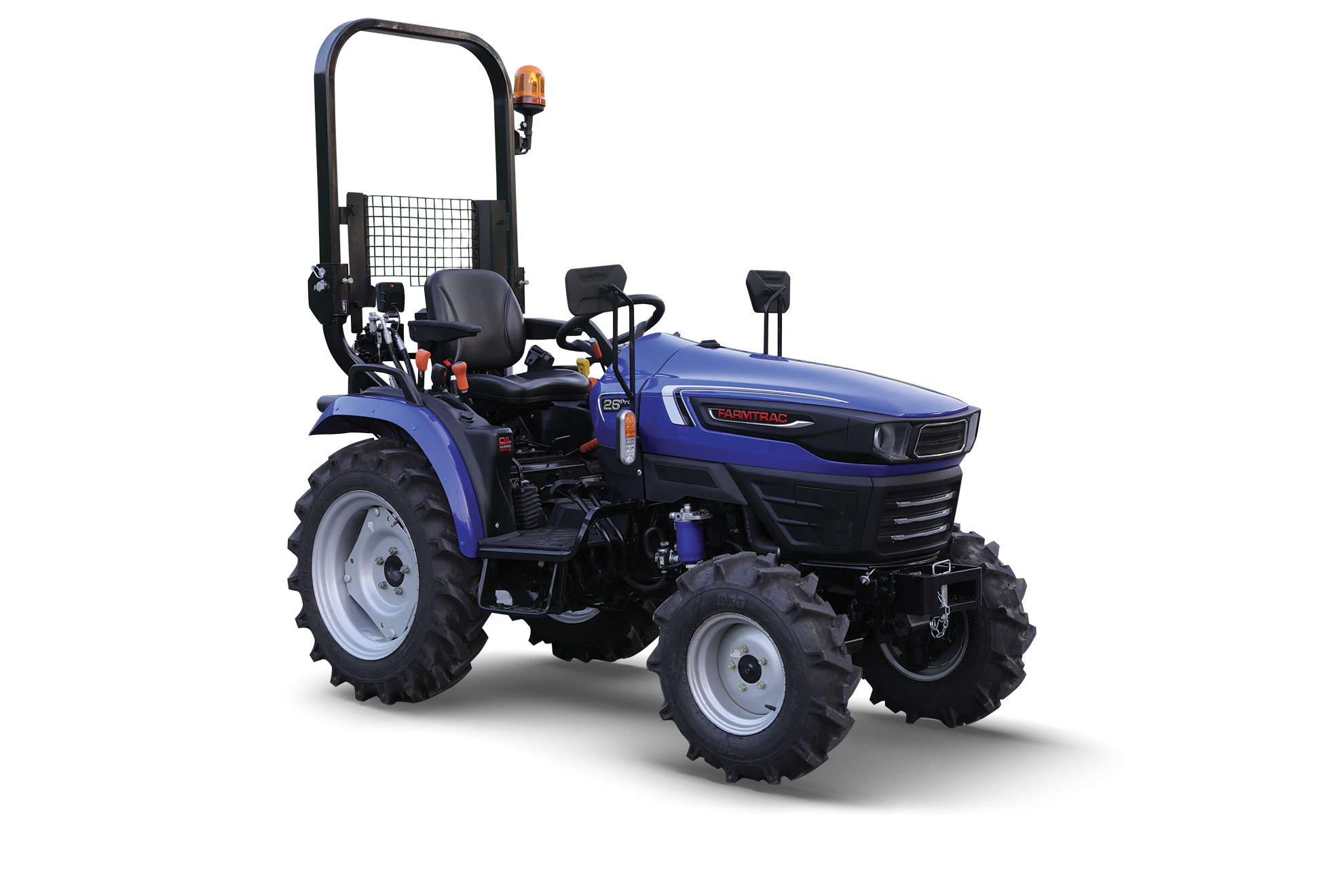 Tractor Farmtrac FT26 PRO, mini tractor compacto de 26 CV con inversor de palancas 9+9