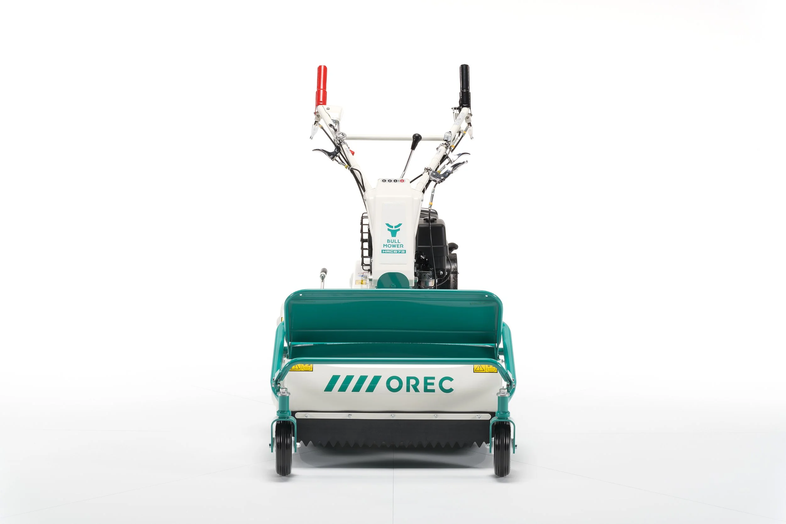 Desbrozadora de eje horizontal con martillos y orugas Orec HRC673
