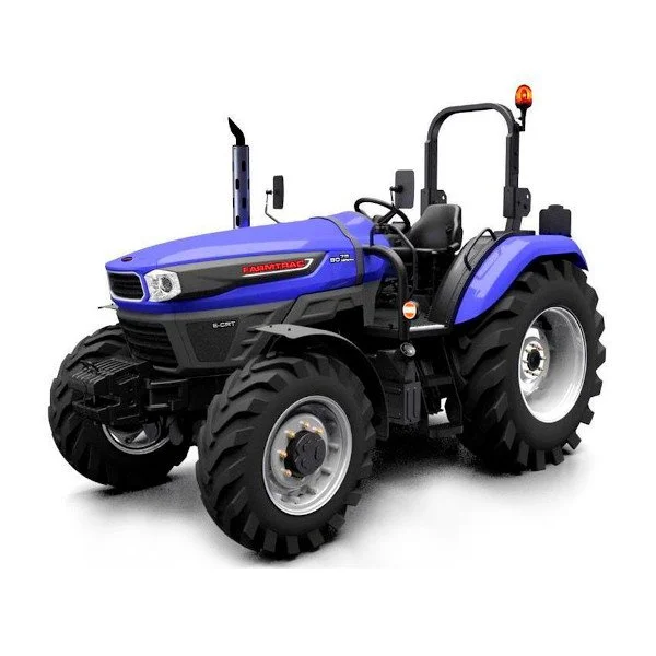 Tractor Farmtrac FT6075EN de 75 CV, robusto y eficiente, perfecto para ganadería, agricultura profesional y tareas pesadas en terrenos medianos