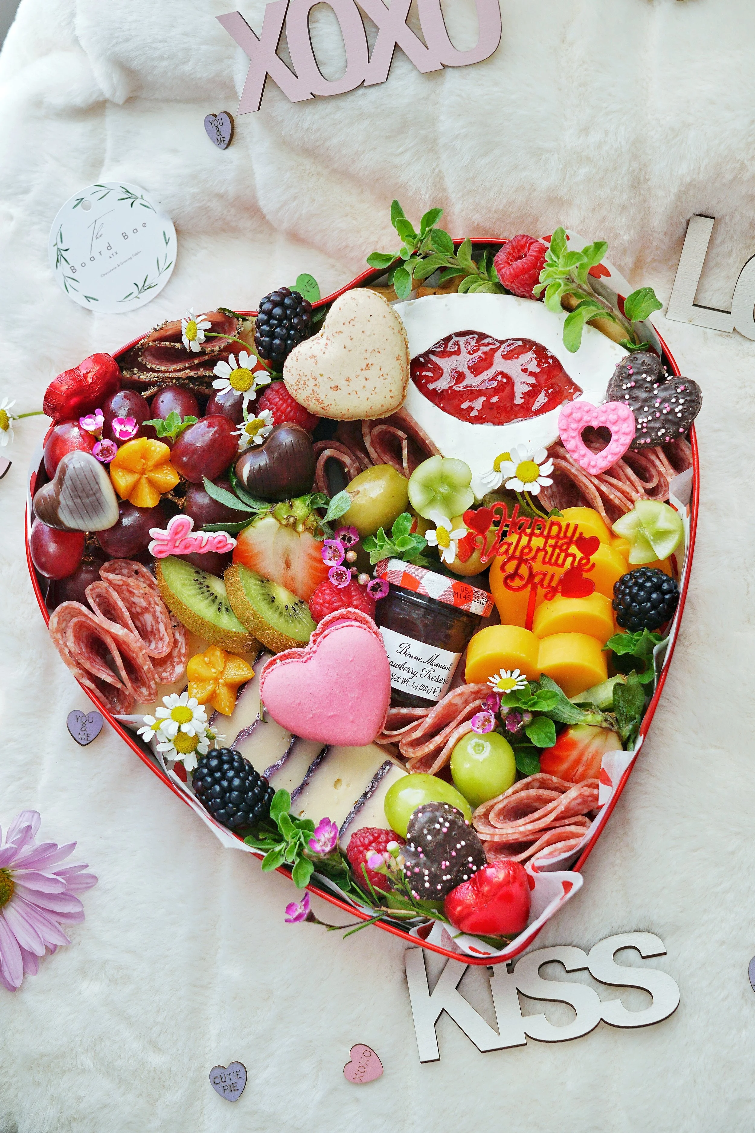 Valentine’s Heart Charcuterie Box