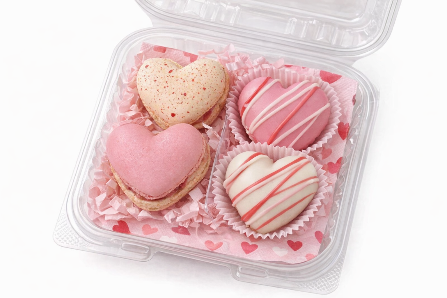 Valentine’s Heart-Shaped Treats Box (Add On Only)