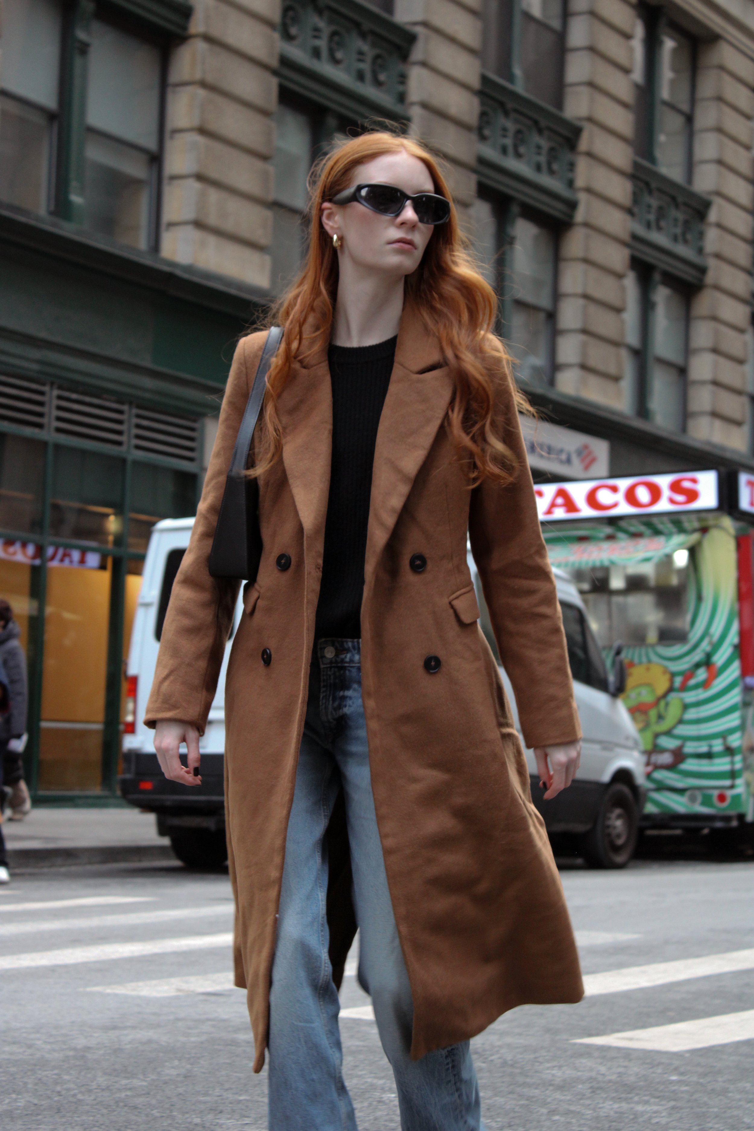 Noémie Wool Blend Blazer Coat