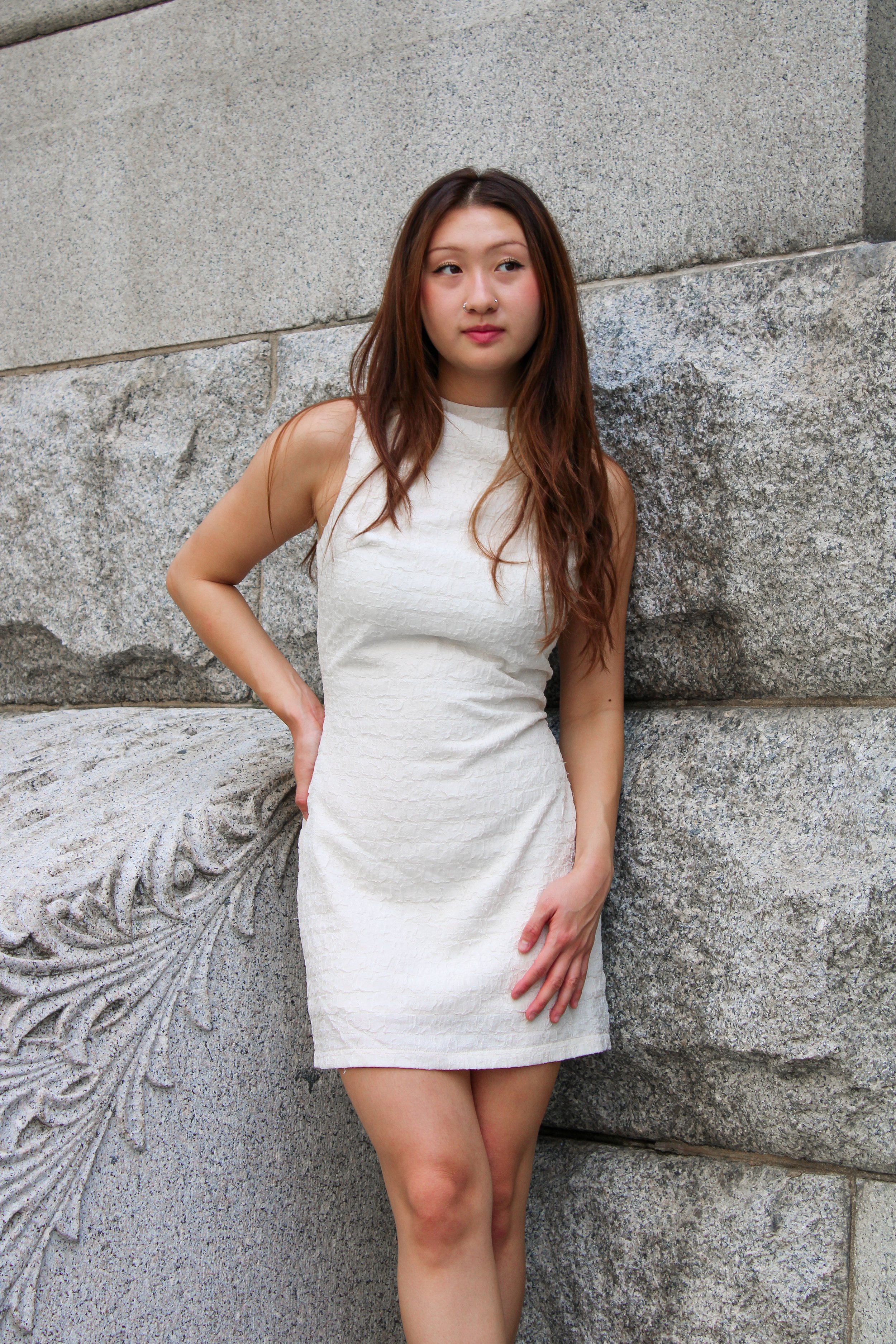 The Ayana-Selene Mini Sheath Dress