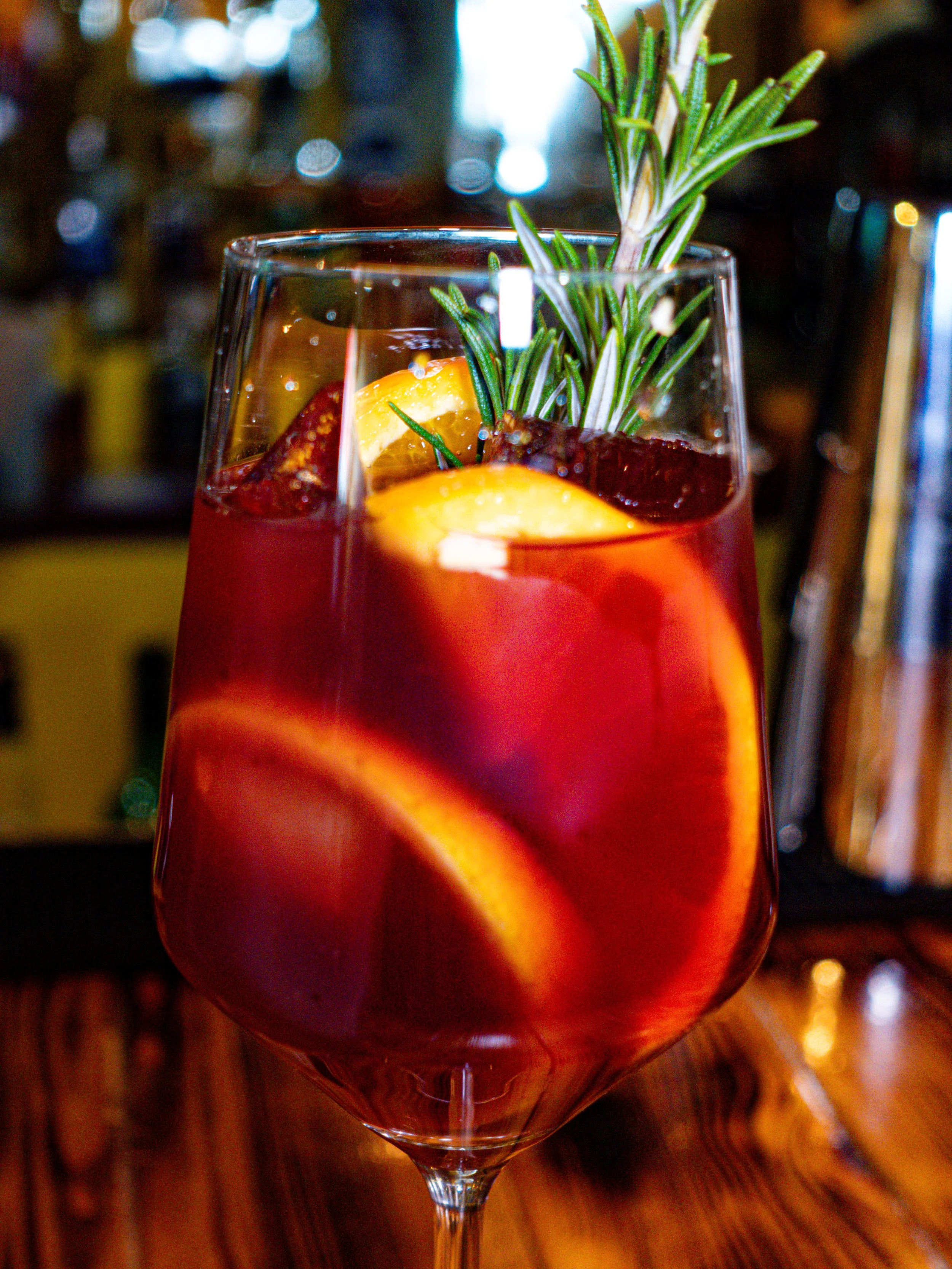 Sangria at El Sol Mexican Restaurant in Harrisonburg, Virginia