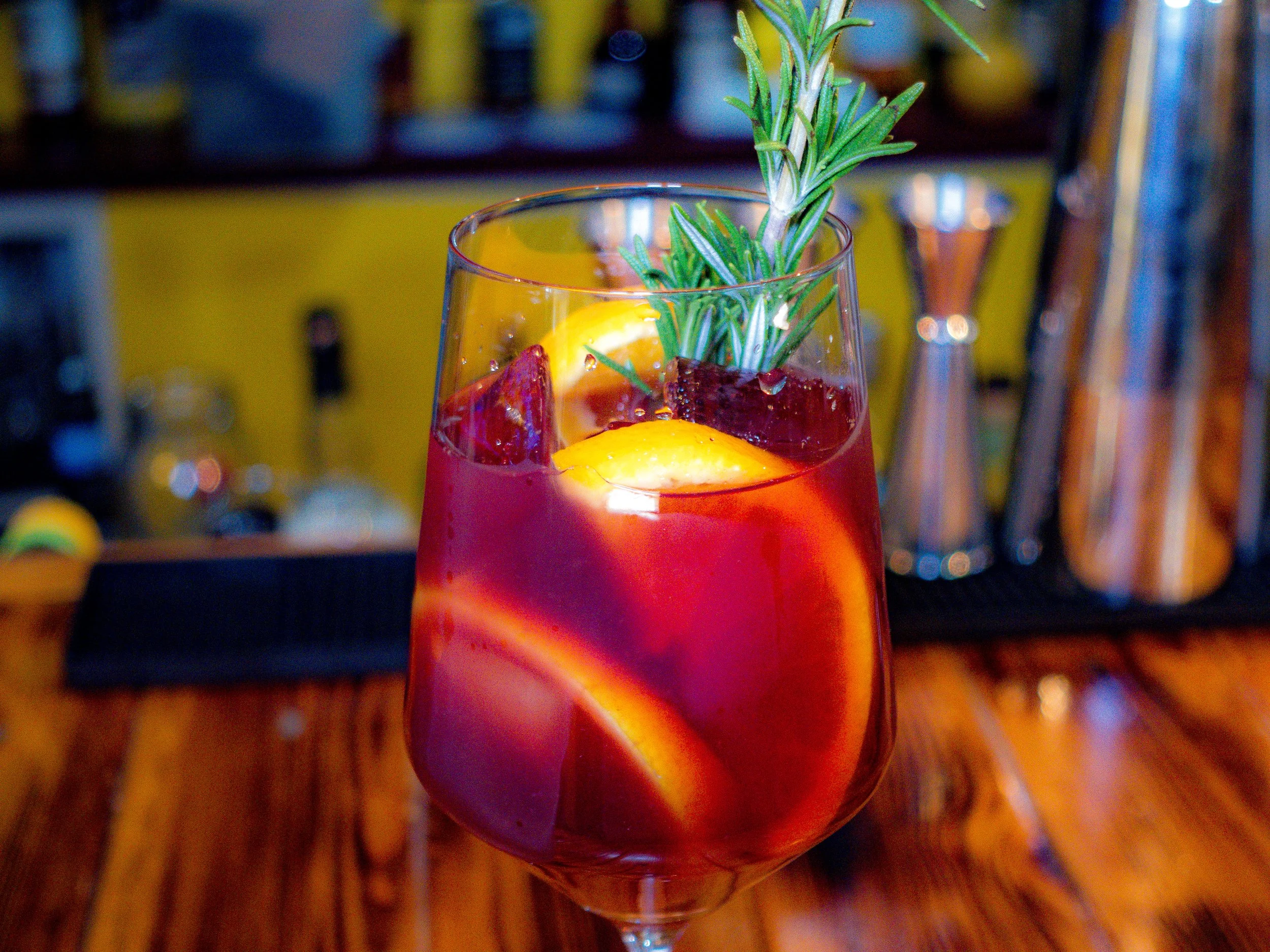 Sangria at El Sol Mexican Restaurant in Harrisonburg, Virginia