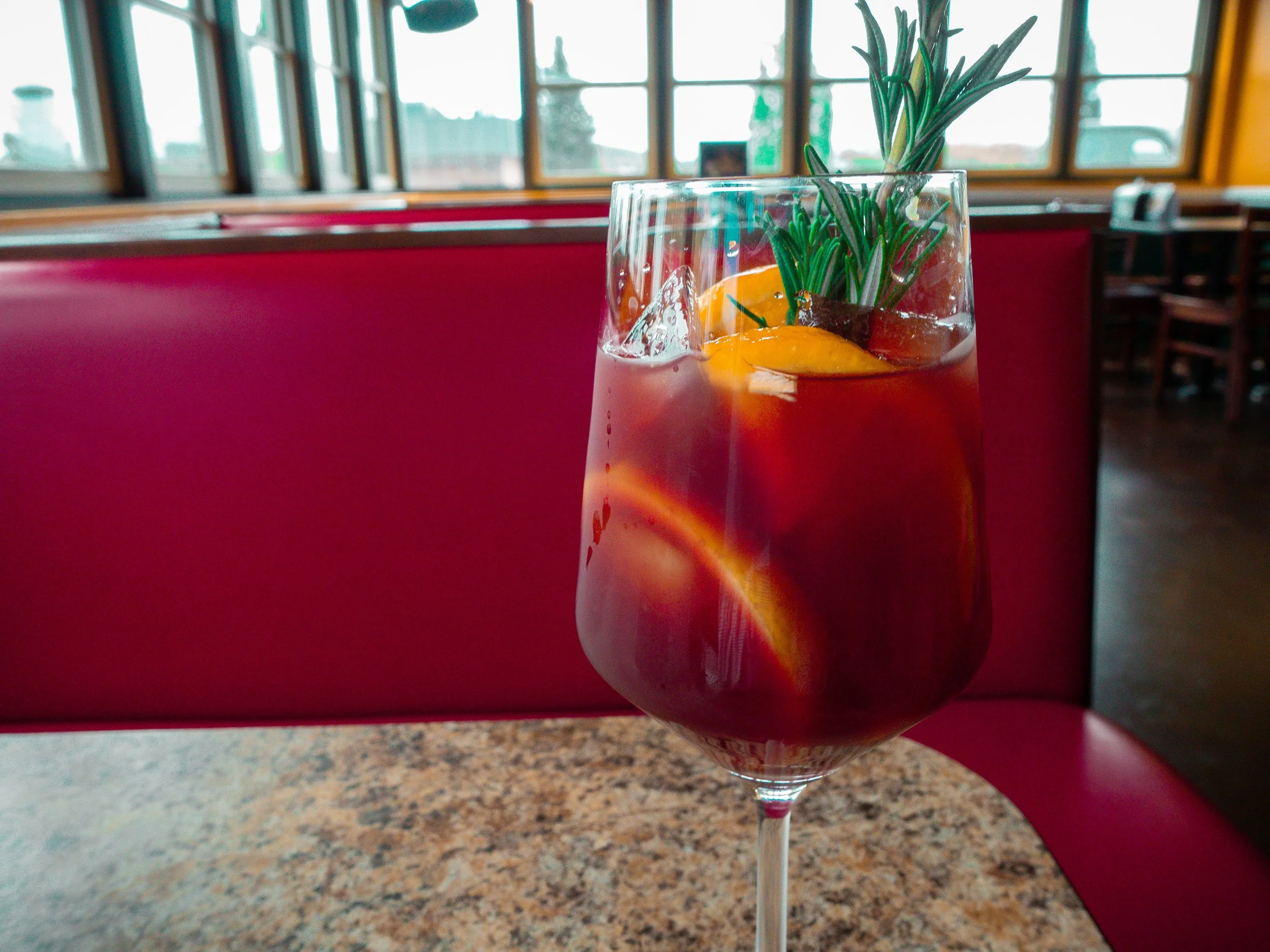 Sangria at El Sol Mexican Restaurant in Harrisonburg, Virginia