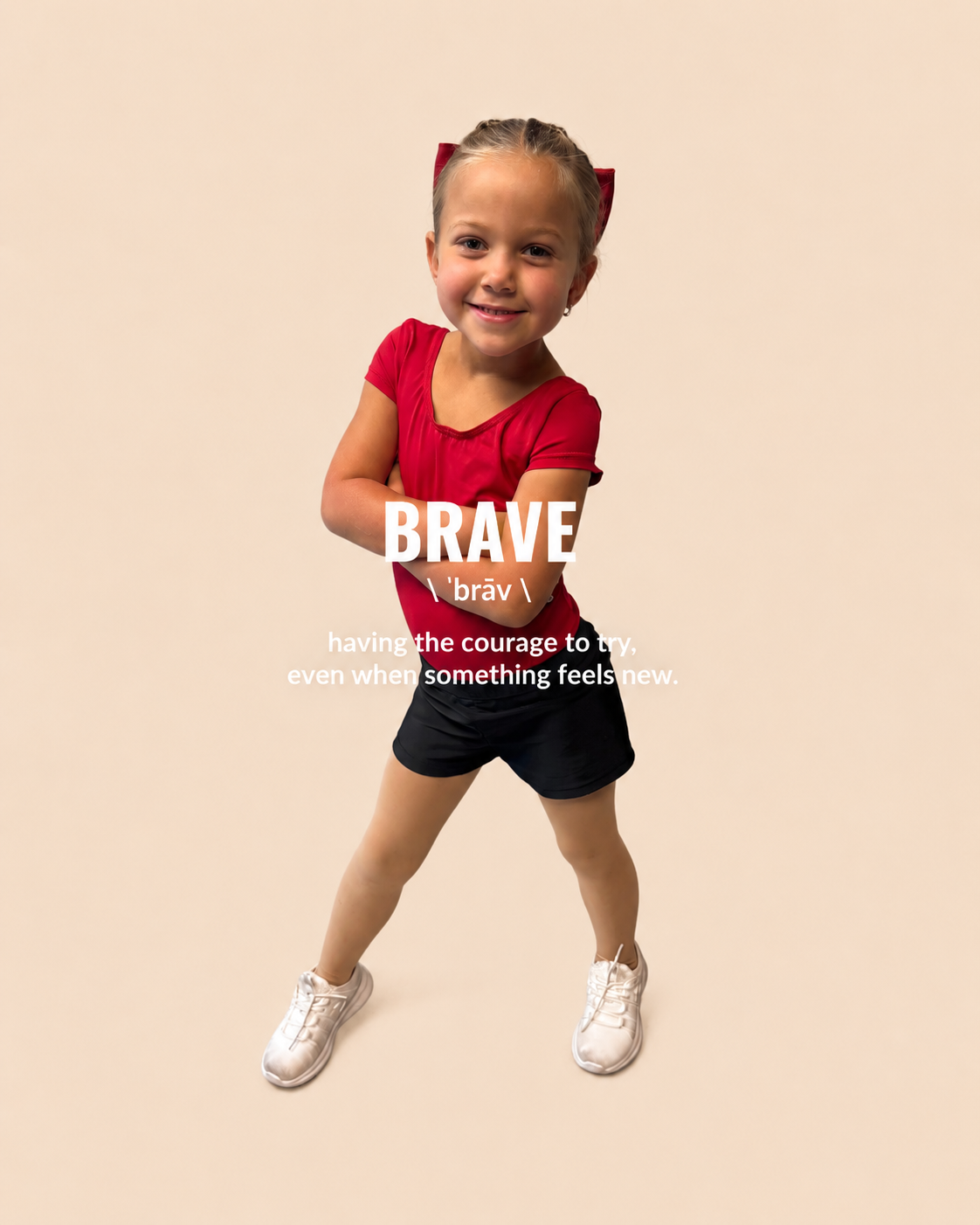 Young Ignite Dance Center student posing confidently in dancewear
