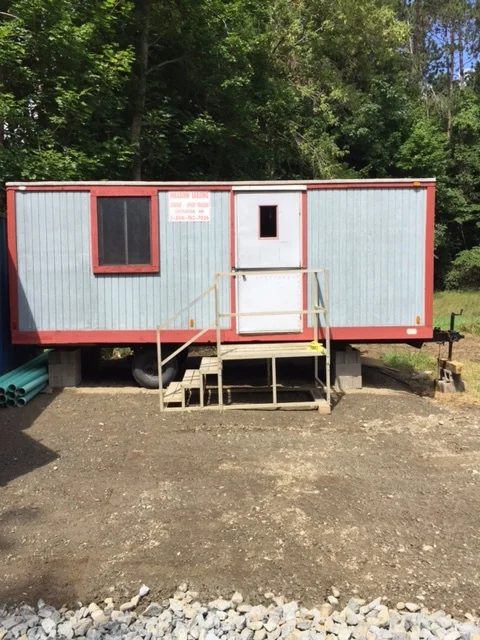 Northwoods also located their job site trailer, storage unit, and port-a-potty on the River Park site at the north end of Crafts Avenue.&nbsp; John Machia, the job site superintendent, can be found here Monday - Saturday once the actual construction…
