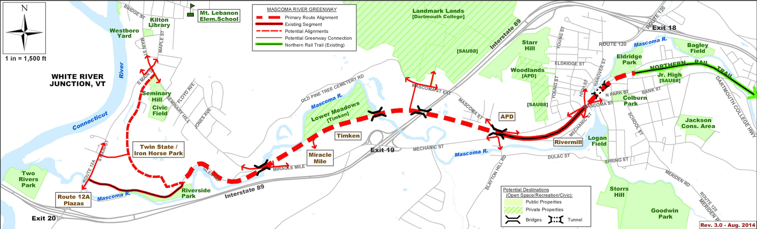 Mascoma River greenway