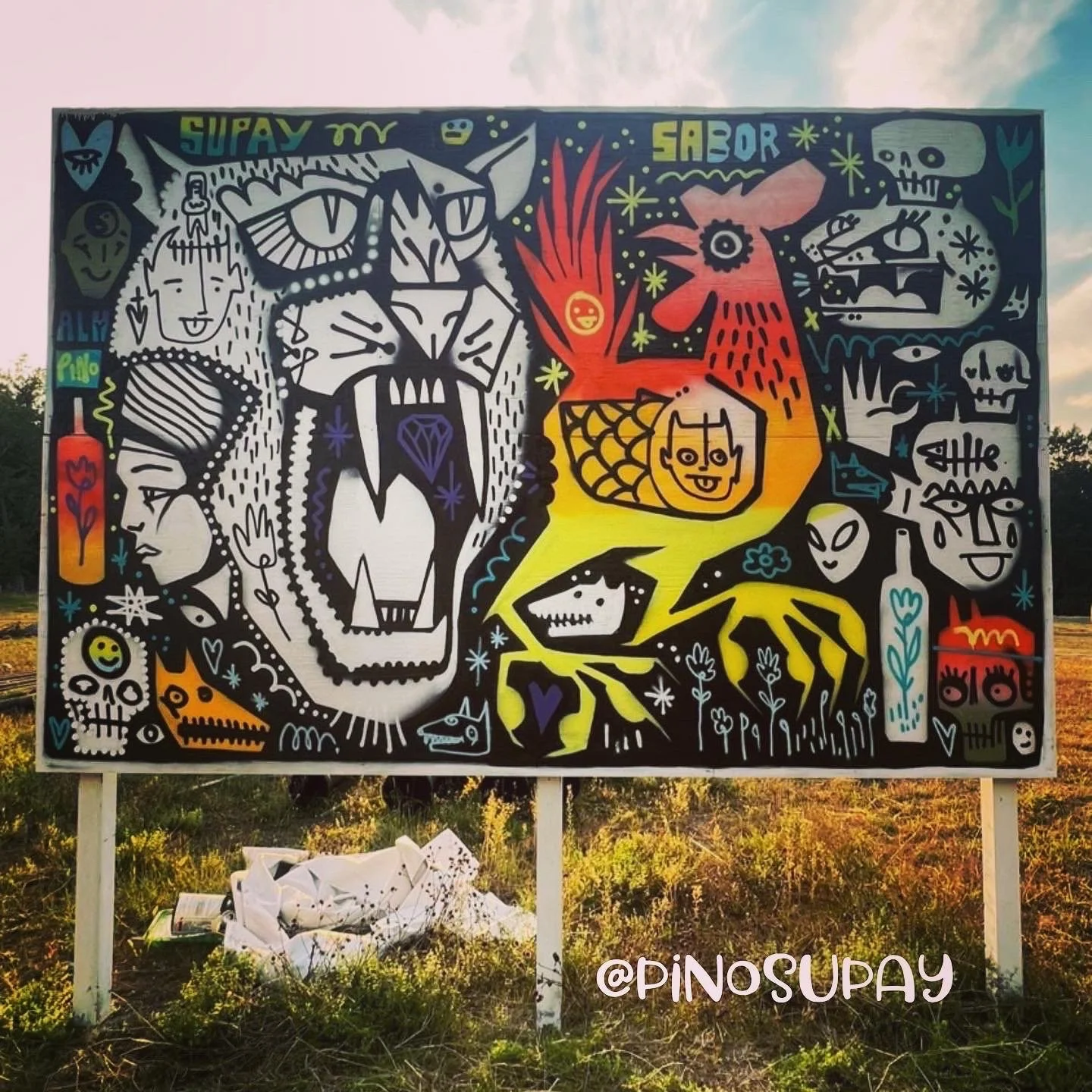 N.H. and Ecuadorian Muralists help brighten up River Park Pop-Up Area