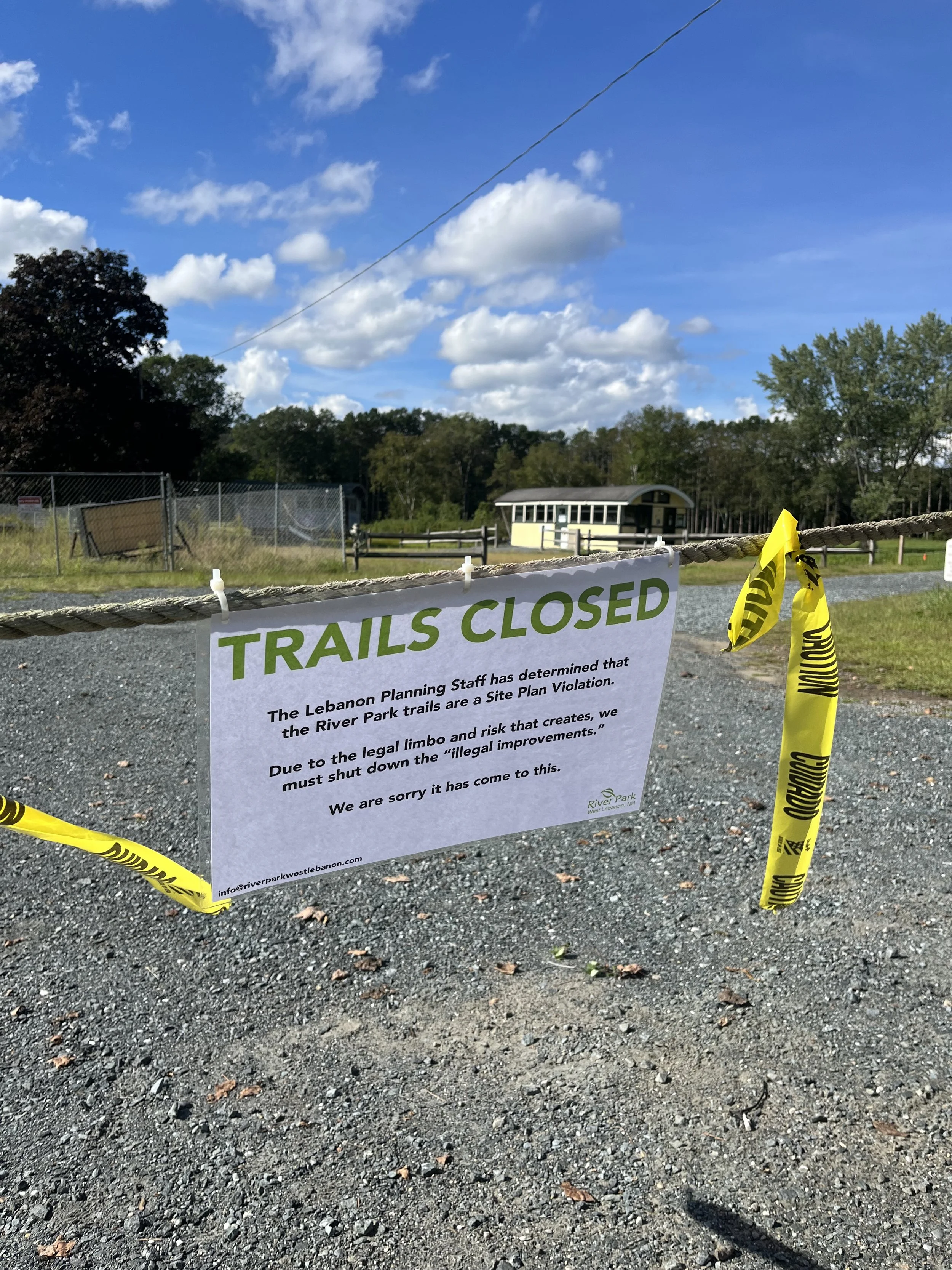 River Park closed to address "unpermitted improvements" and “site plan violations”