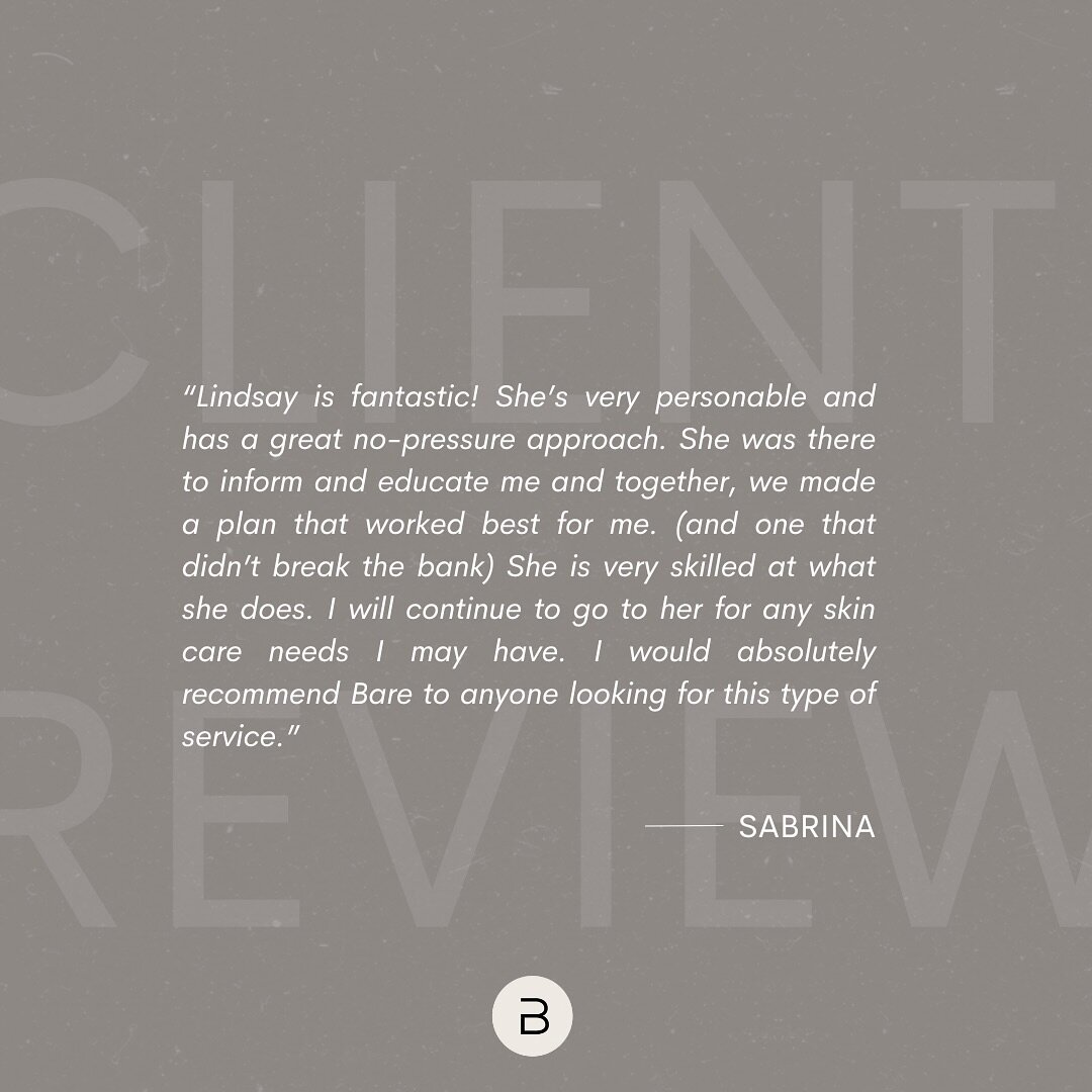 Same 5 star service, just at a new location 🖤 thank you for leaving the sweetest review, Sabrina! 

#skincare #skingoals #skintips #skincareproducts #skincarecommunity #facials #skinexpert #skinspecialist #skingirl #ldnont #londonontario #skintreatm