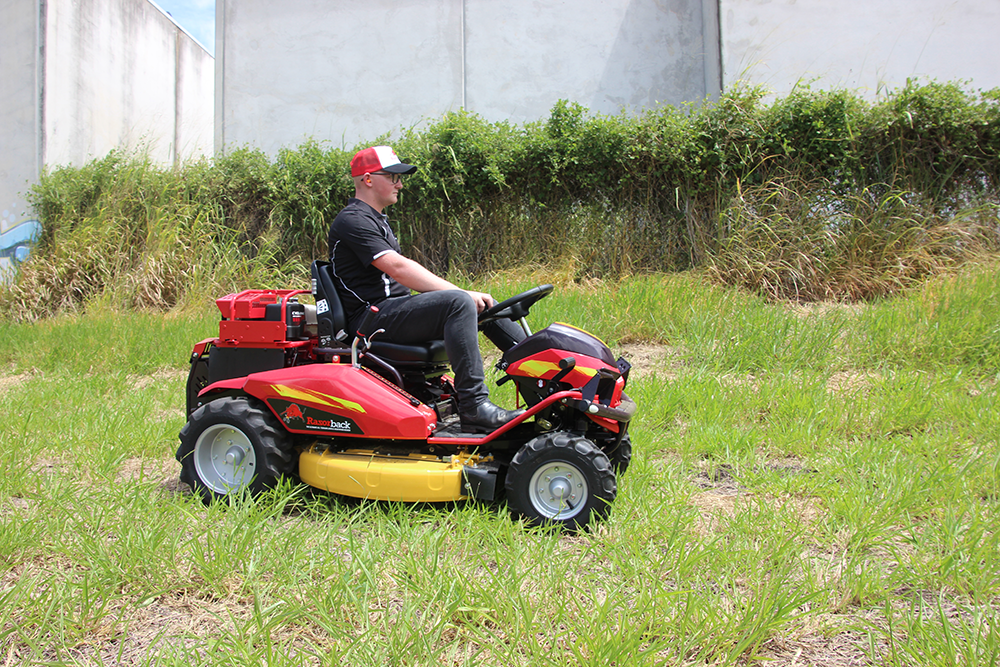 CMX1404 mowing long grass