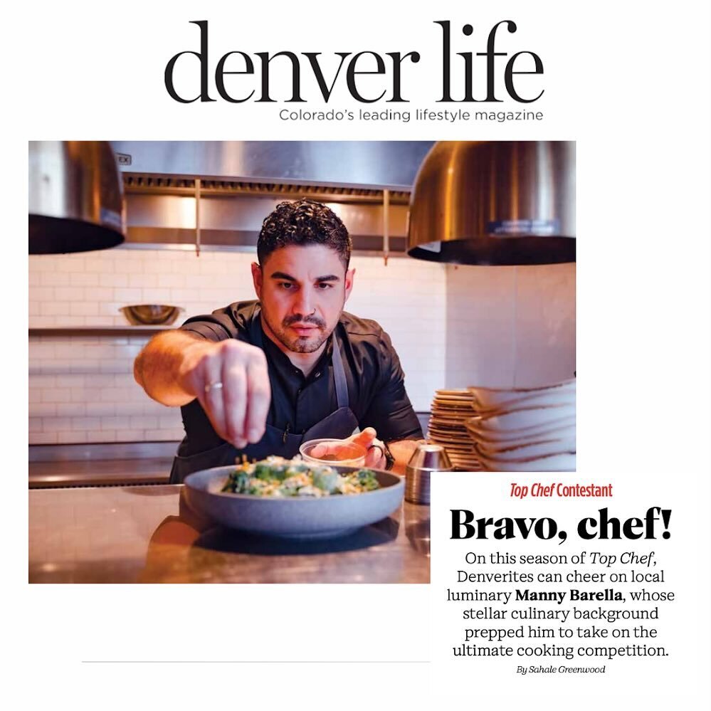 Thank you @denverlifemagazine and @sahalegreenwood for the feature! 🙌 Click the #LinkInStories to read about my #TopChef journey, favorite spots to eat, and what to expect from @playcamppickle and @jaguarbolera 🎉