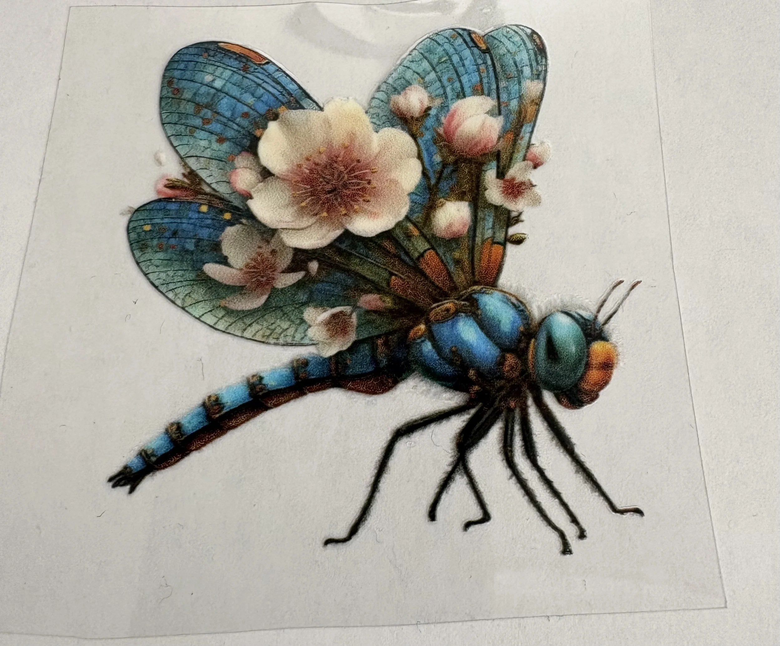 #4 Blossom Wing Dragonfly UVDTF Sticker – 3x3