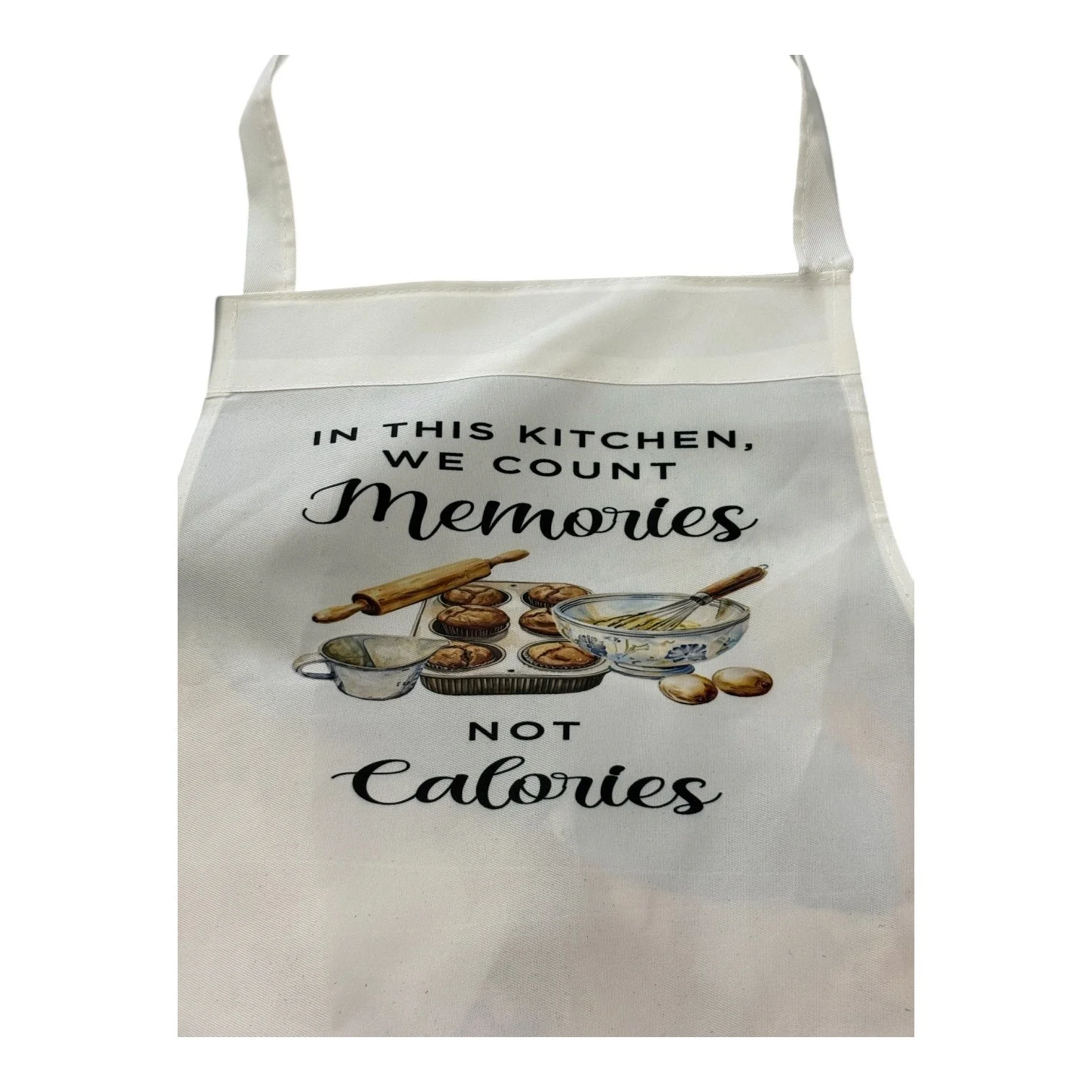 Memories Not Calories  adult apron
