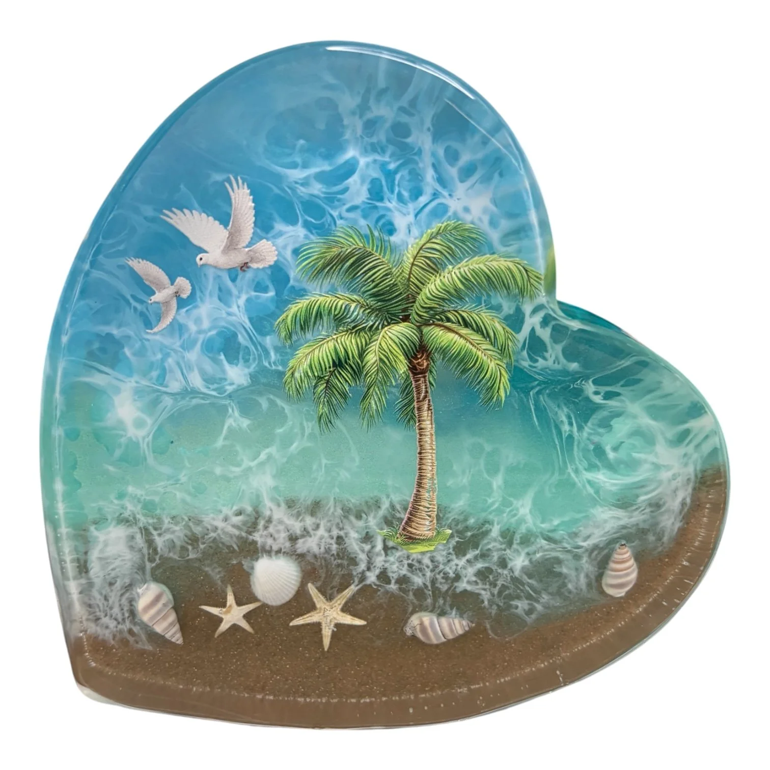 Tropical Paradise Heart
