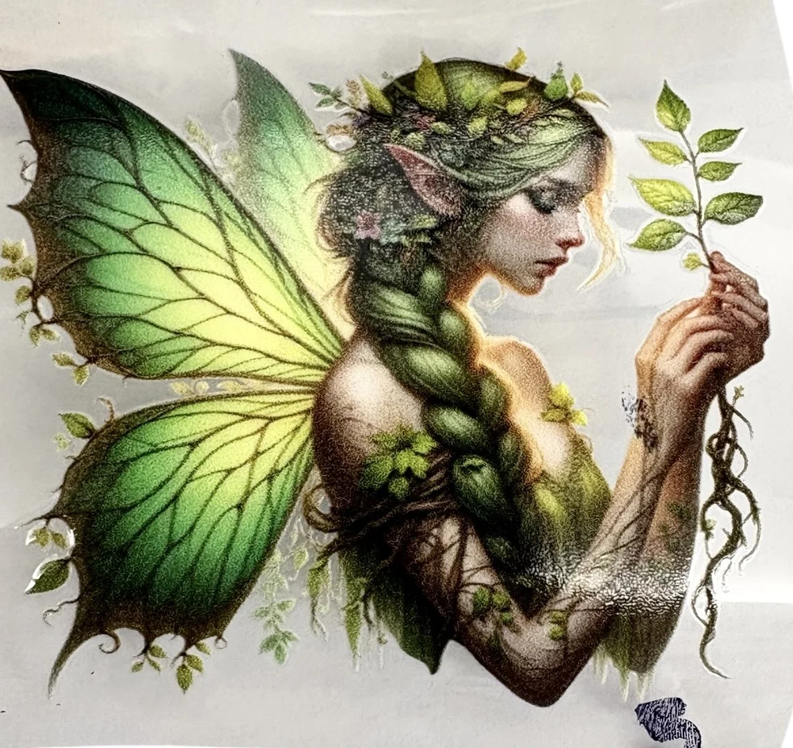 #5 Botanical Fairy UV DTF Sticker – 3.5”