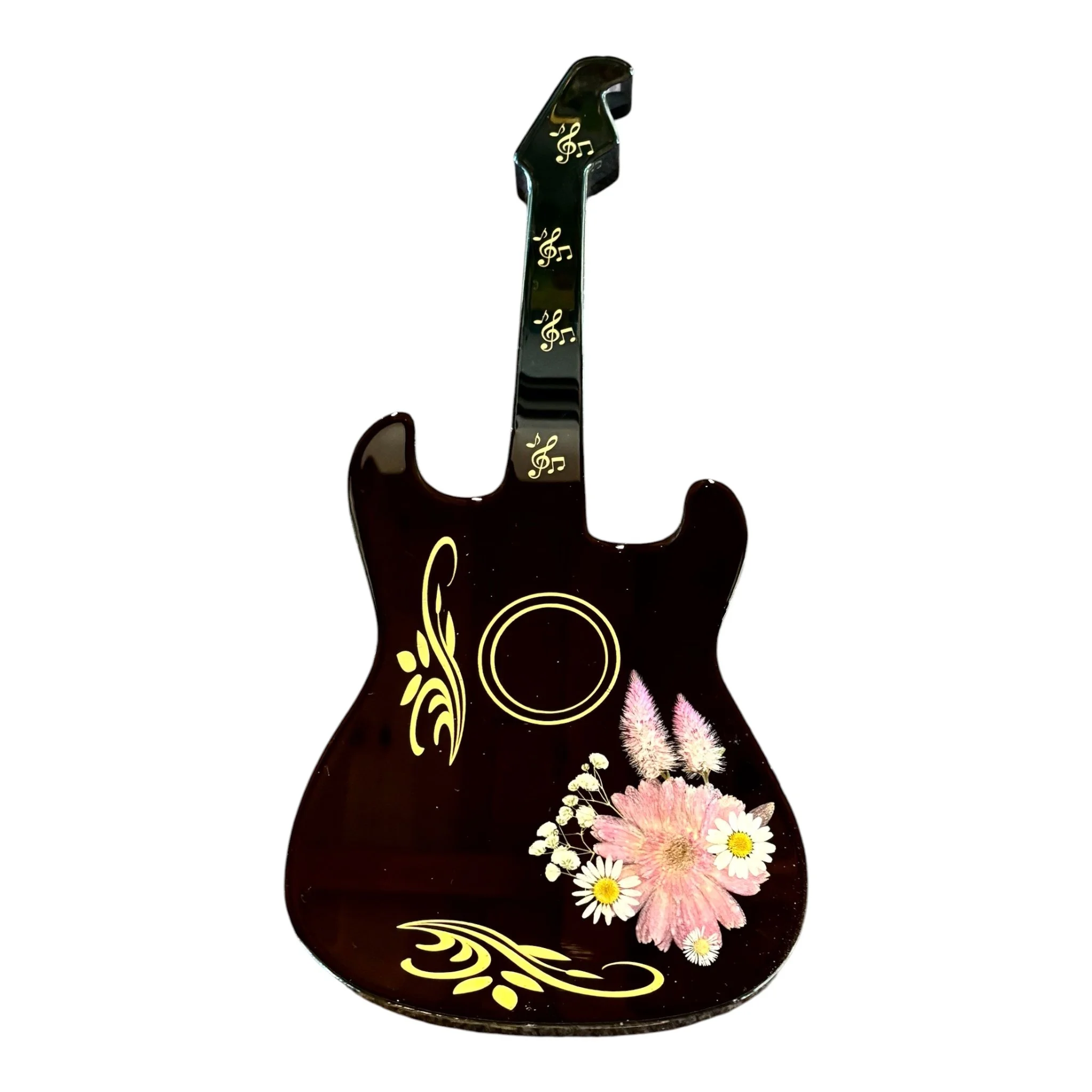Custom Guitar (Floral)