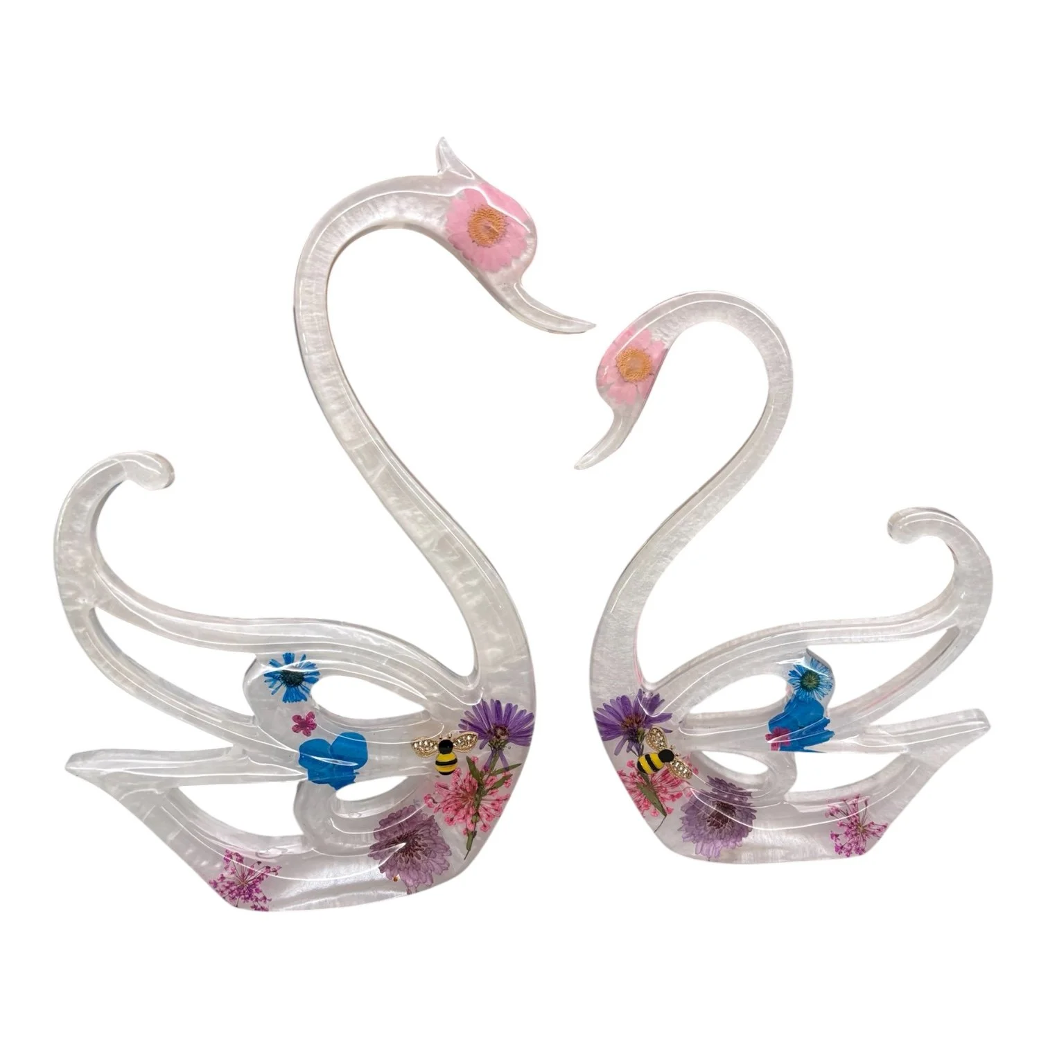 Elegant Swan Couple
