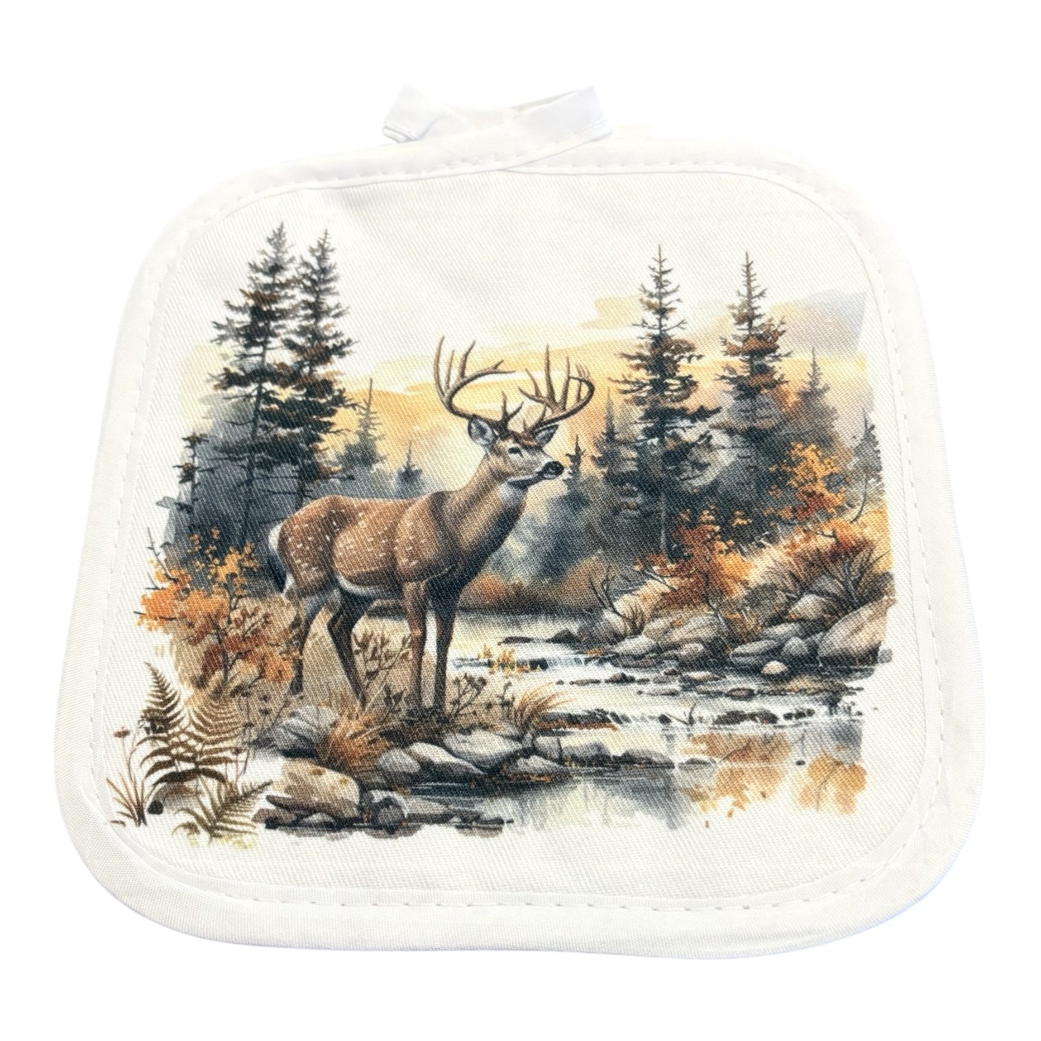 Buck - Deer in Creek