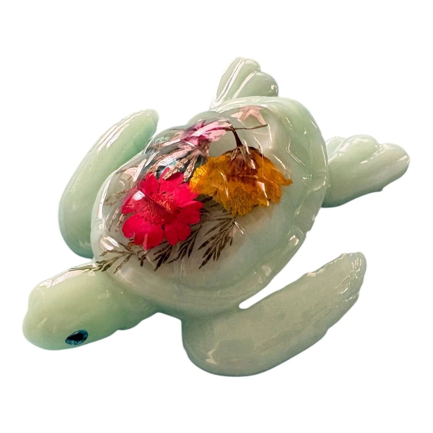 Spring Bloom Baby Turtle – 5” x 4.5”