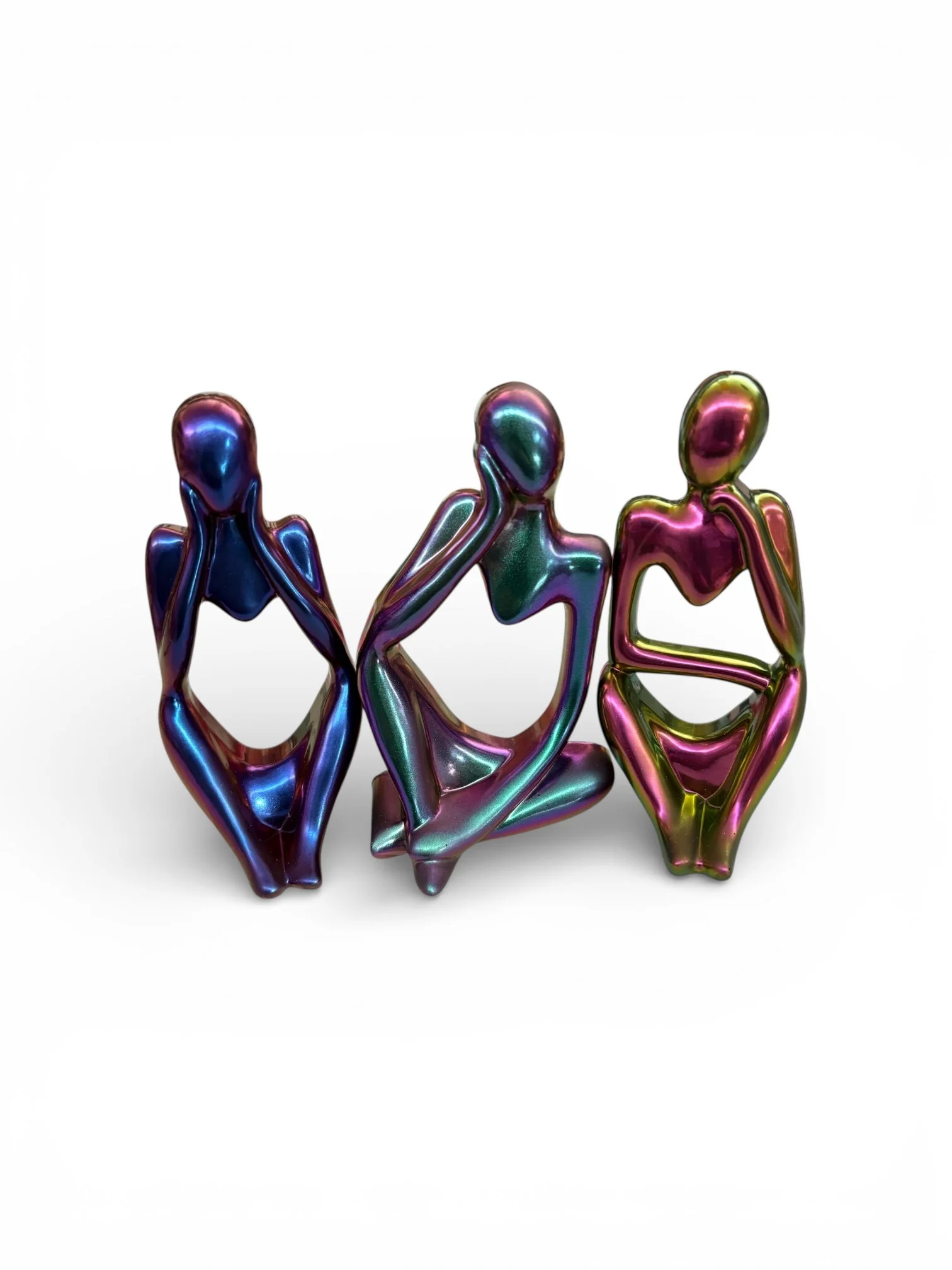 Thinking people. Iridescent.