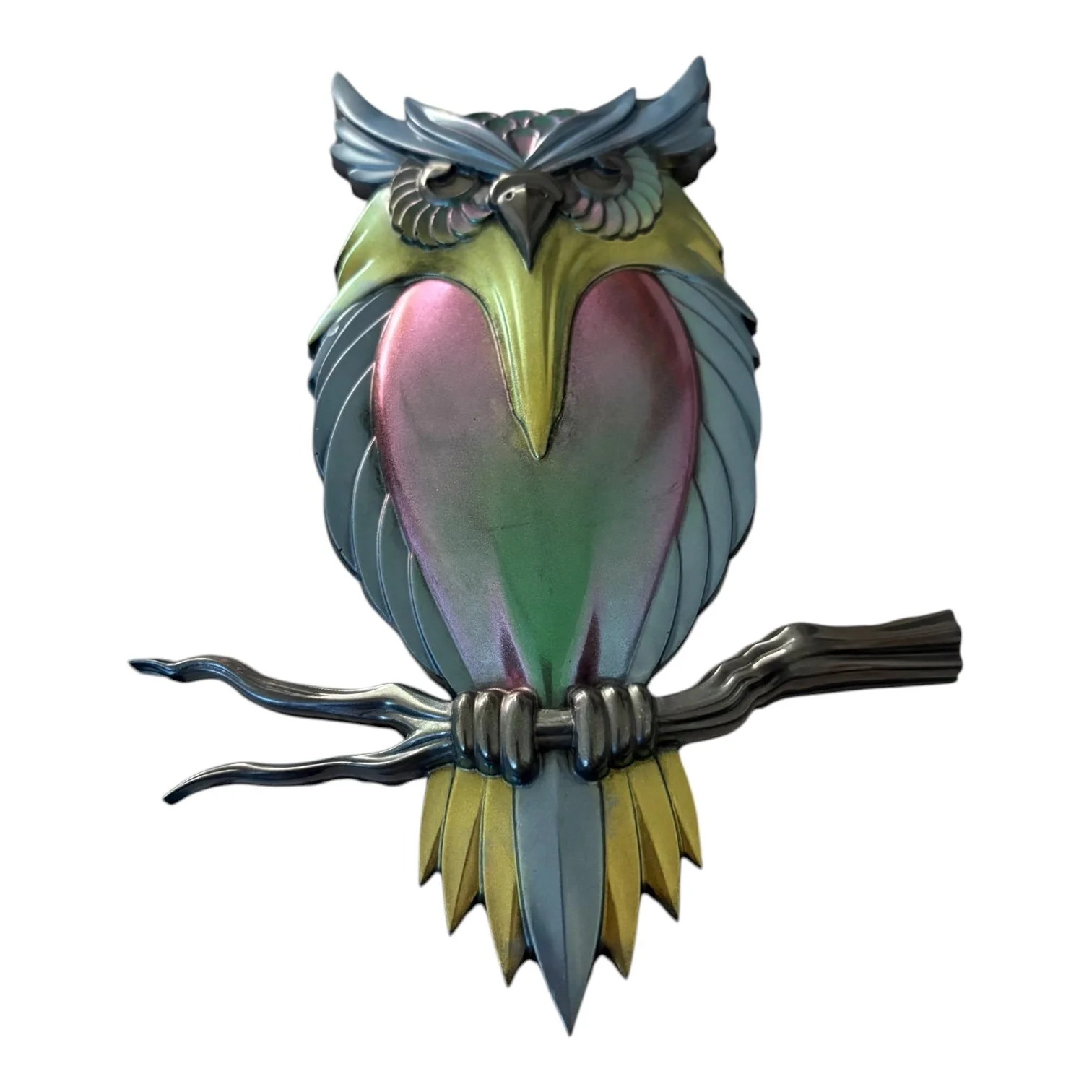 Iridescent Owl Wall hanging.