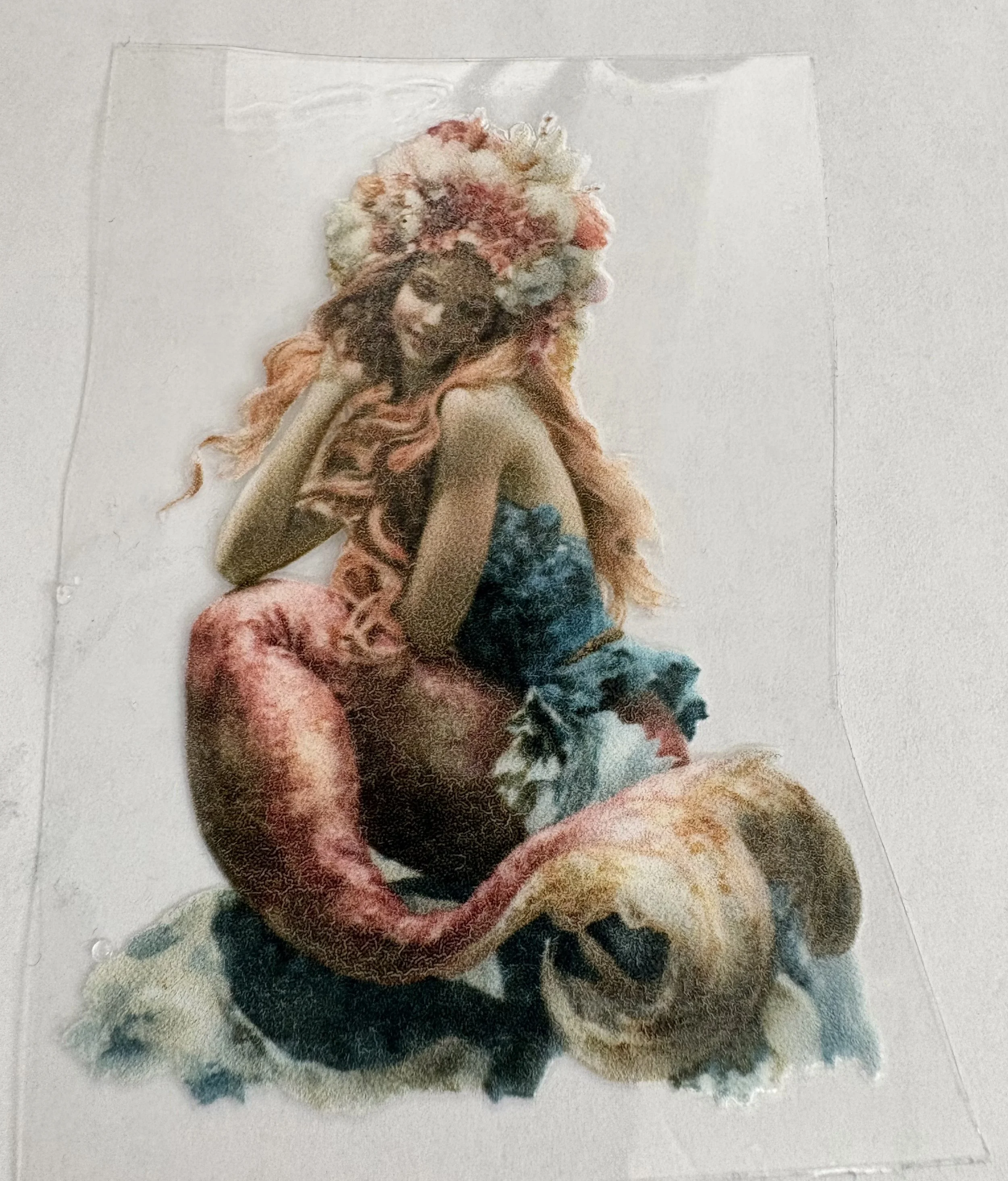 #1 – 3” x 2” Boho Mermaid UV DTF