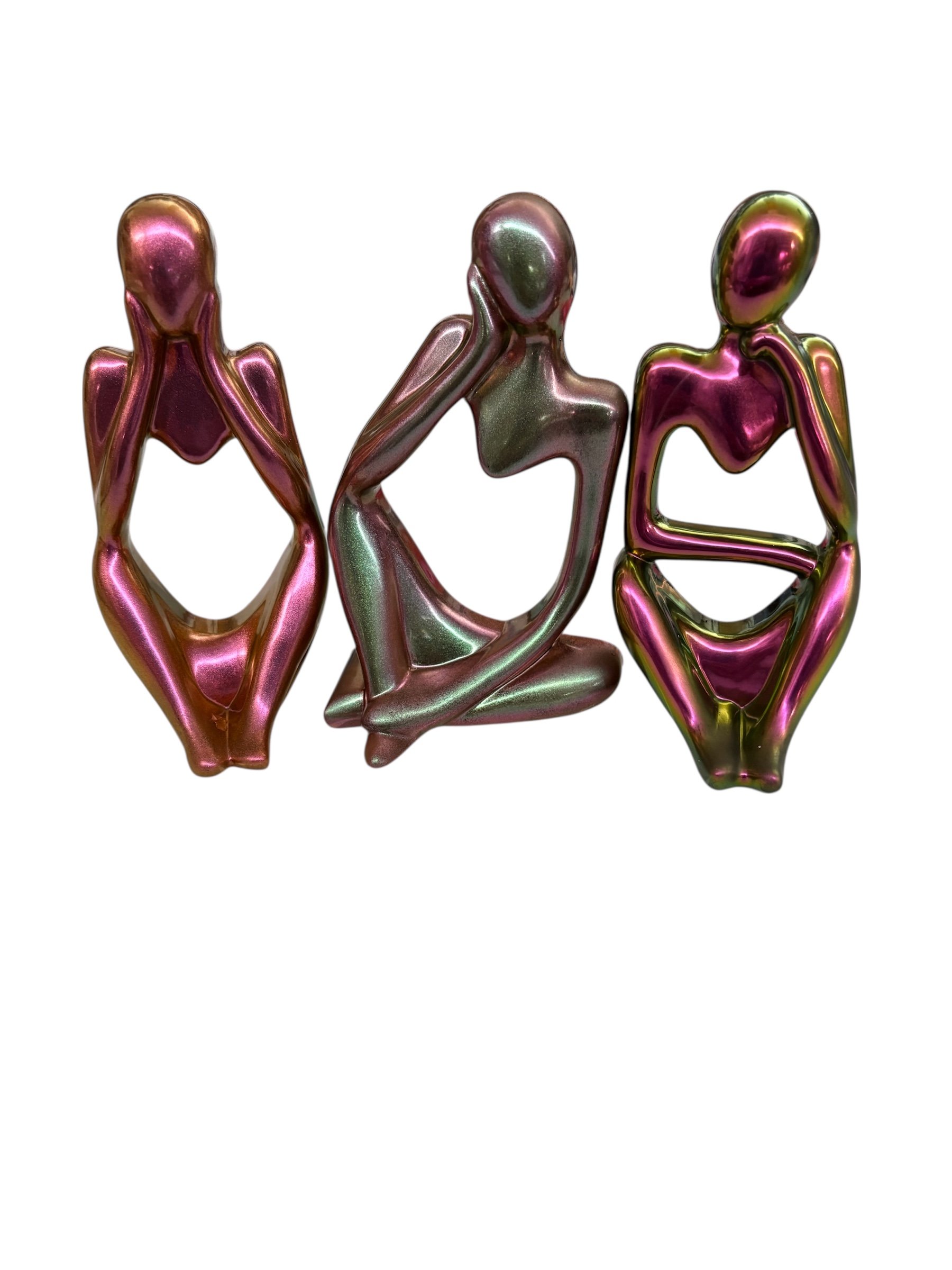 Thinking People Abstract Figurines