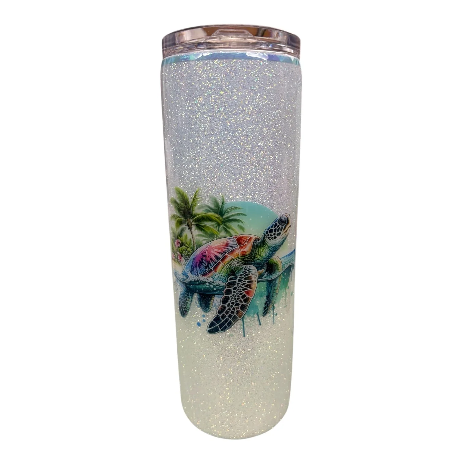30 Oz tropical Turtle Tumbler