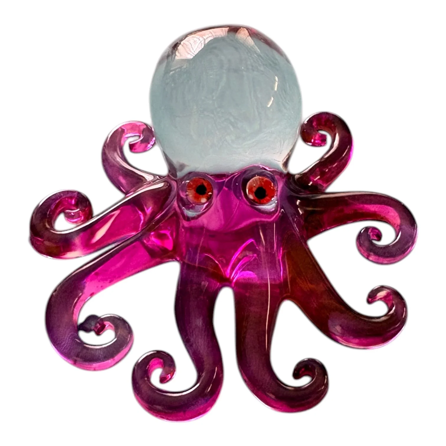 Baby Octopus – Handcrafted Resin Sculpture Approx. 4–4.5” wide | 3–3.5” tall | 1.5–2” deep