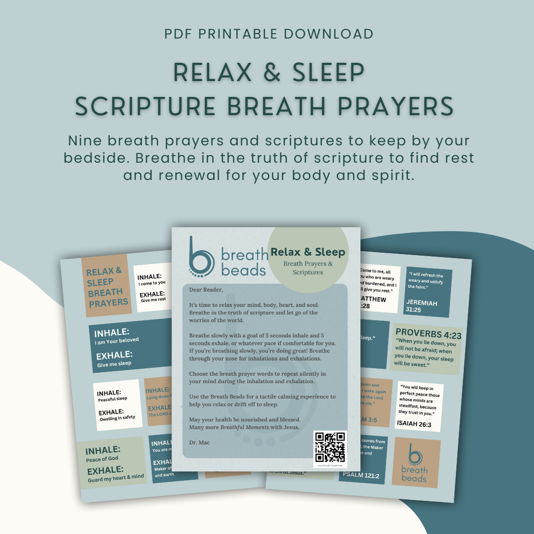 Relax and Sleep Scripture Breath Prayers