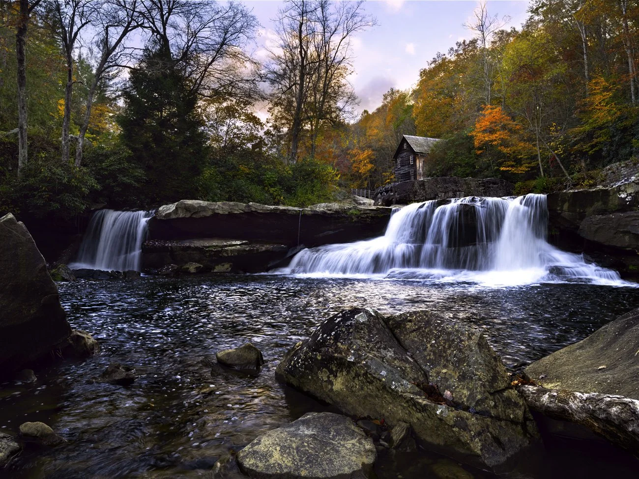 Babcock Grist Mill Sunset