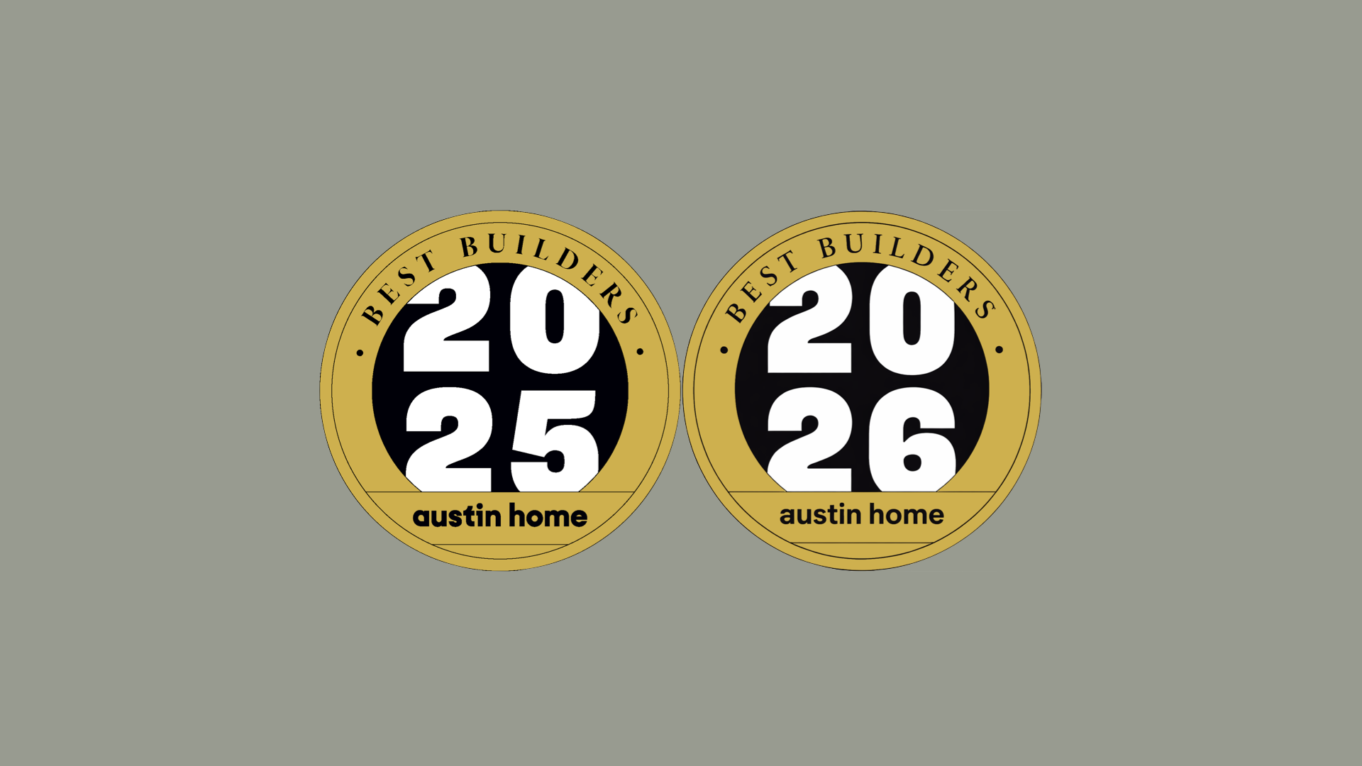 Austin Home Best Builder Badge