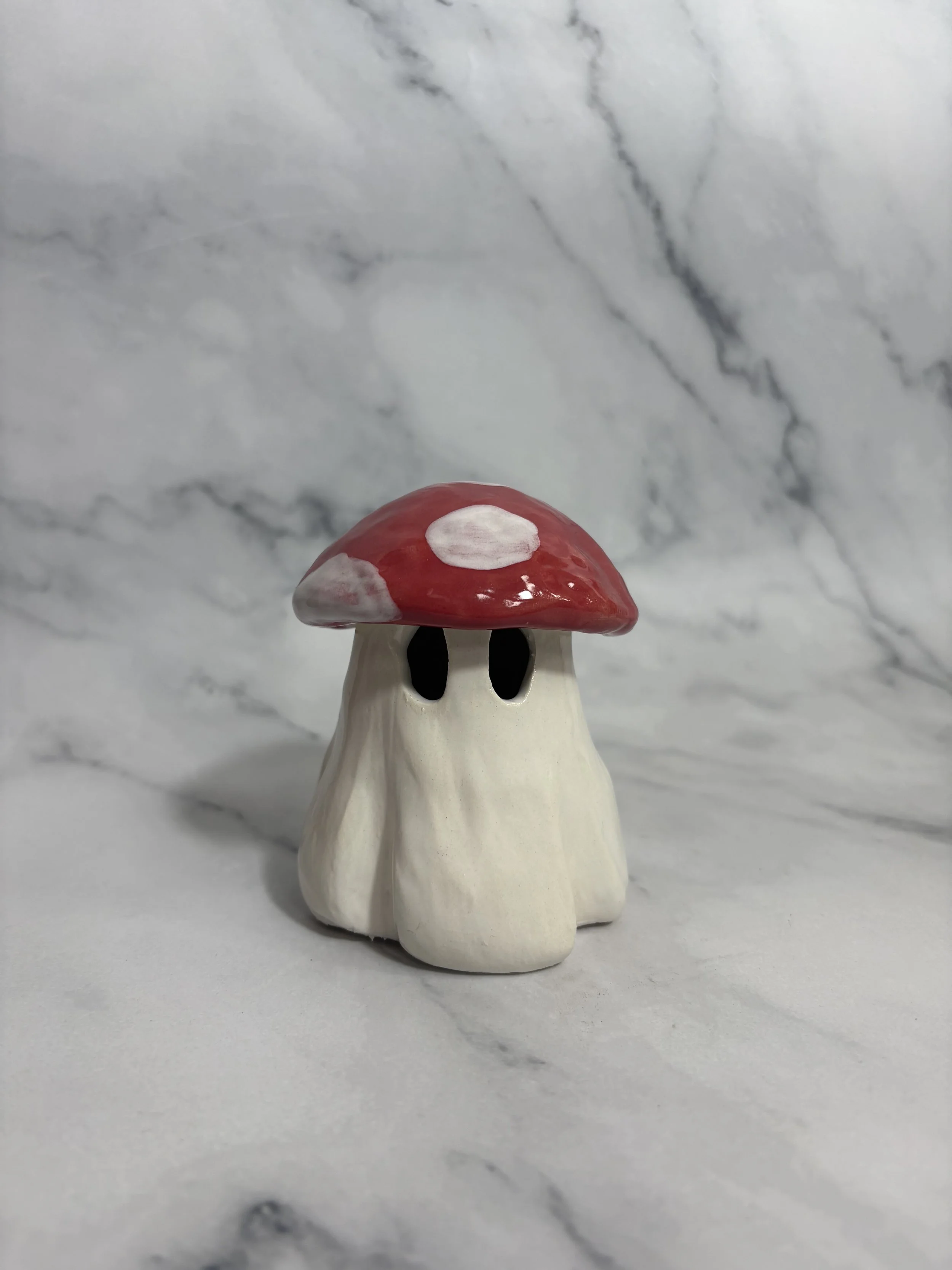 Mushroom ghost tealight