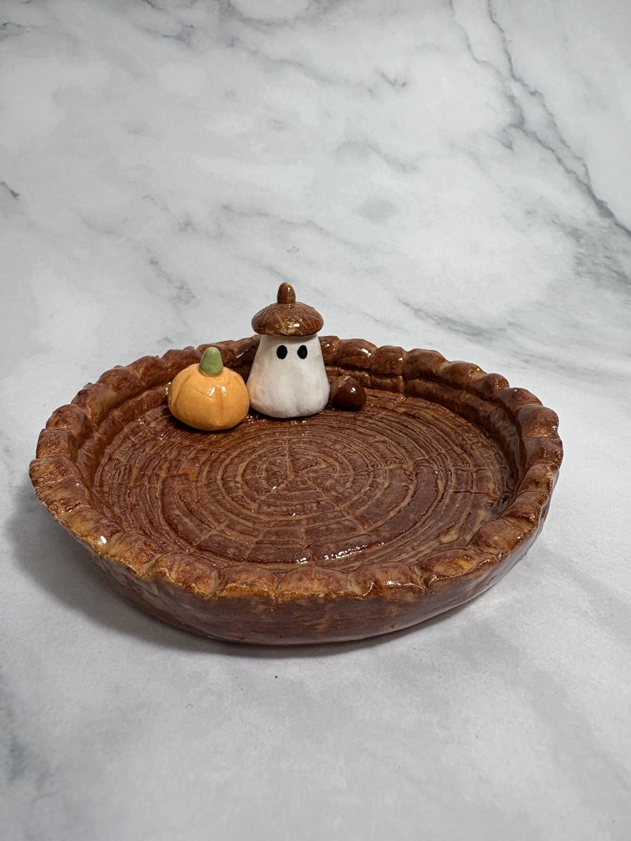 Acorn Ghost trinket dish