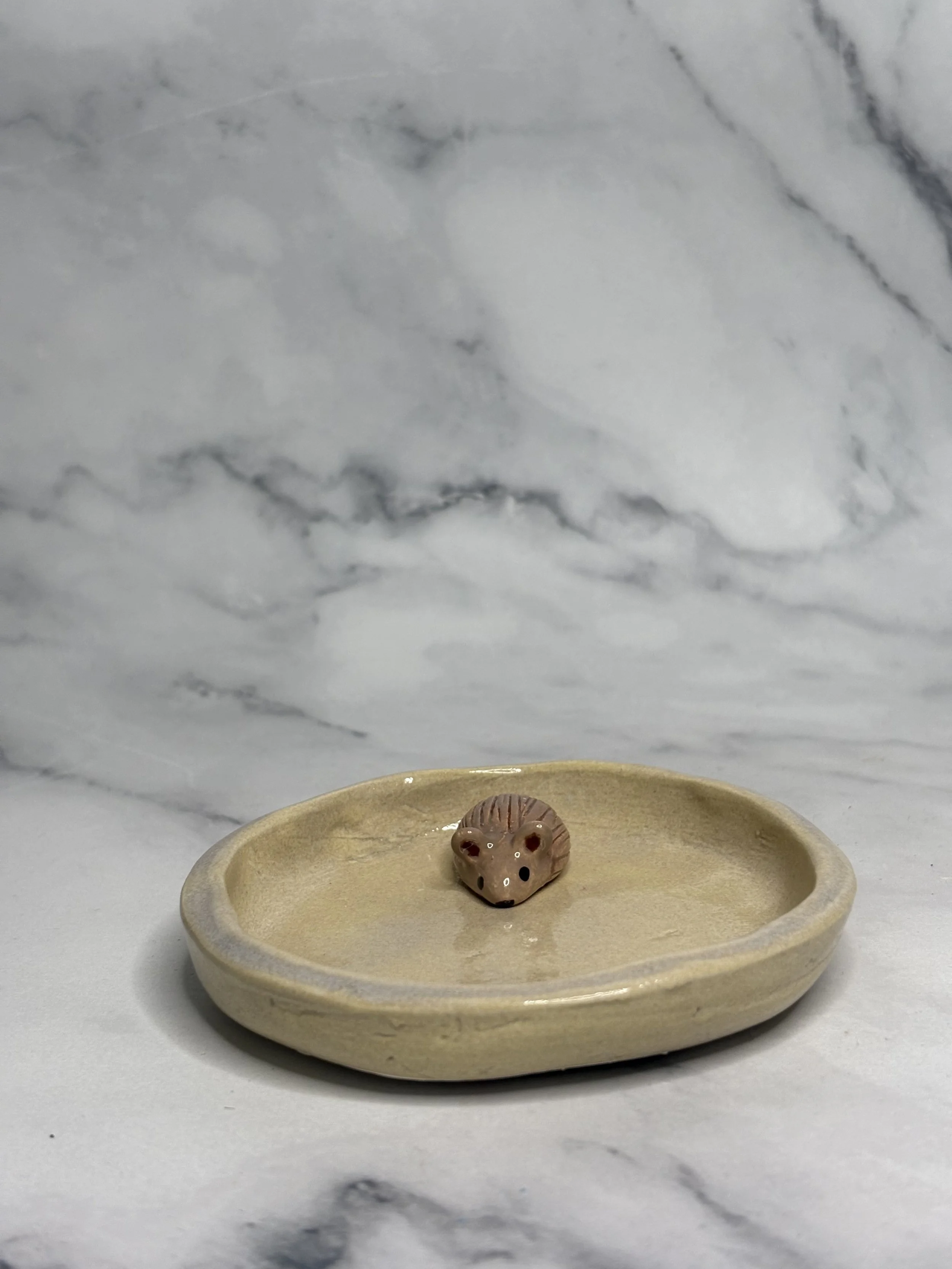 Hedgehog trinket dish