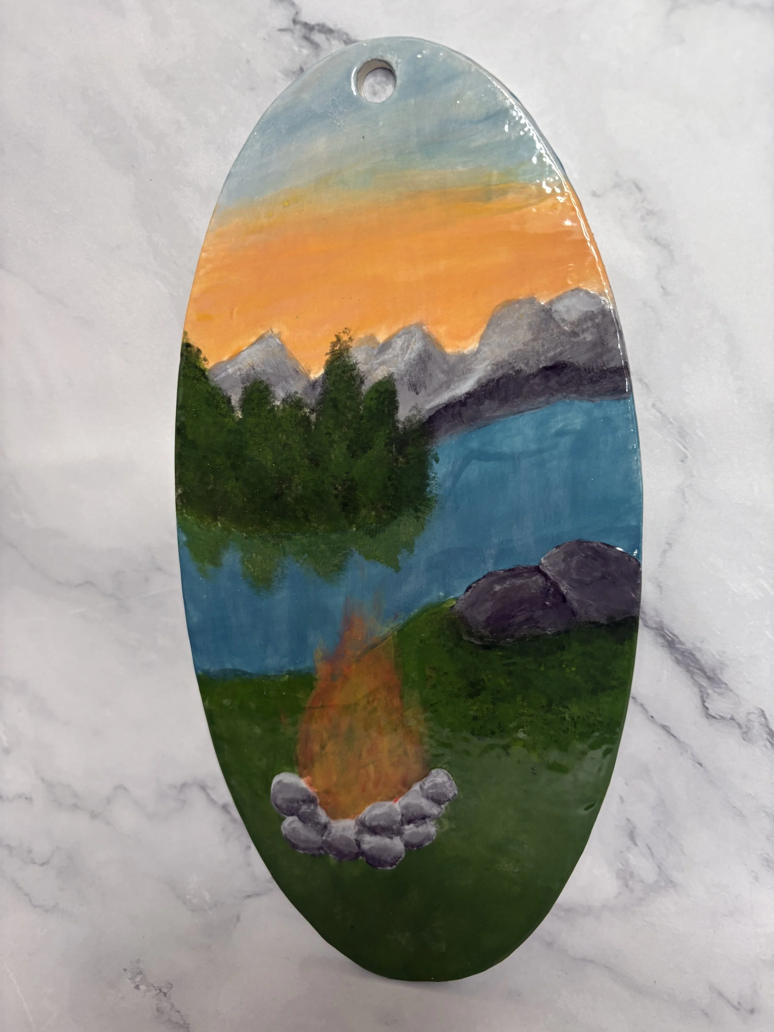 Nature Ceramic Painting
