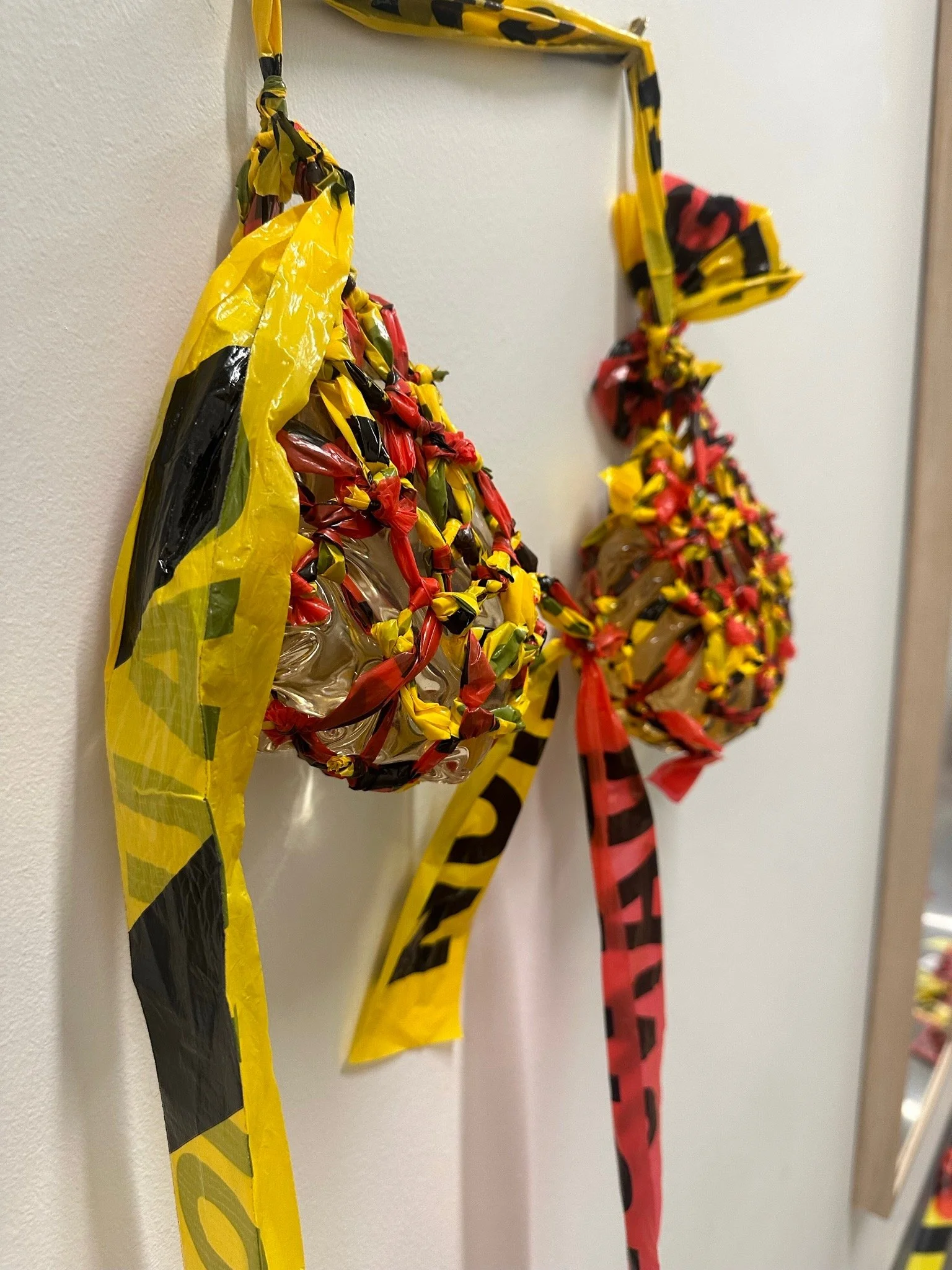 Try me on - 2024
Breast implants, caution tape, mirror