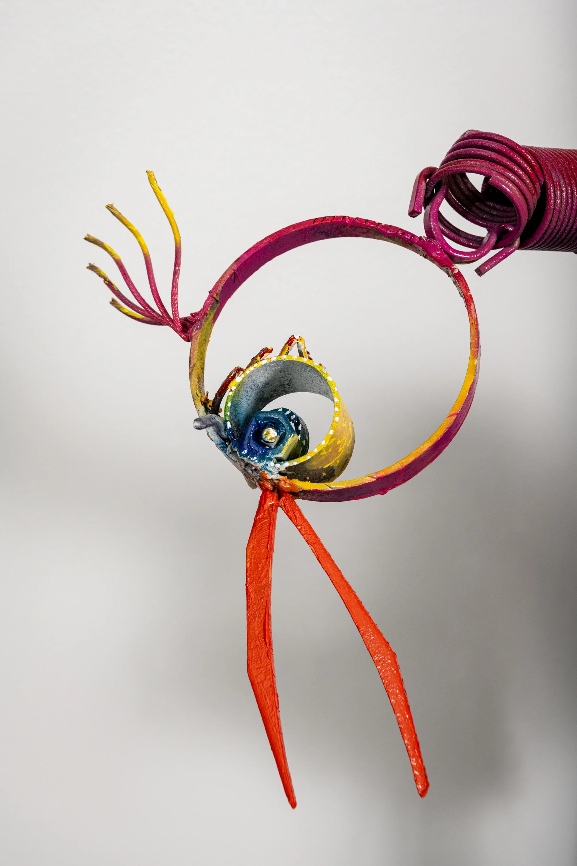 "Anyone Hungry?" (detail), 2025
Found metal, paint
Size varies depending on installation
Photo Credit: Hall Puckett