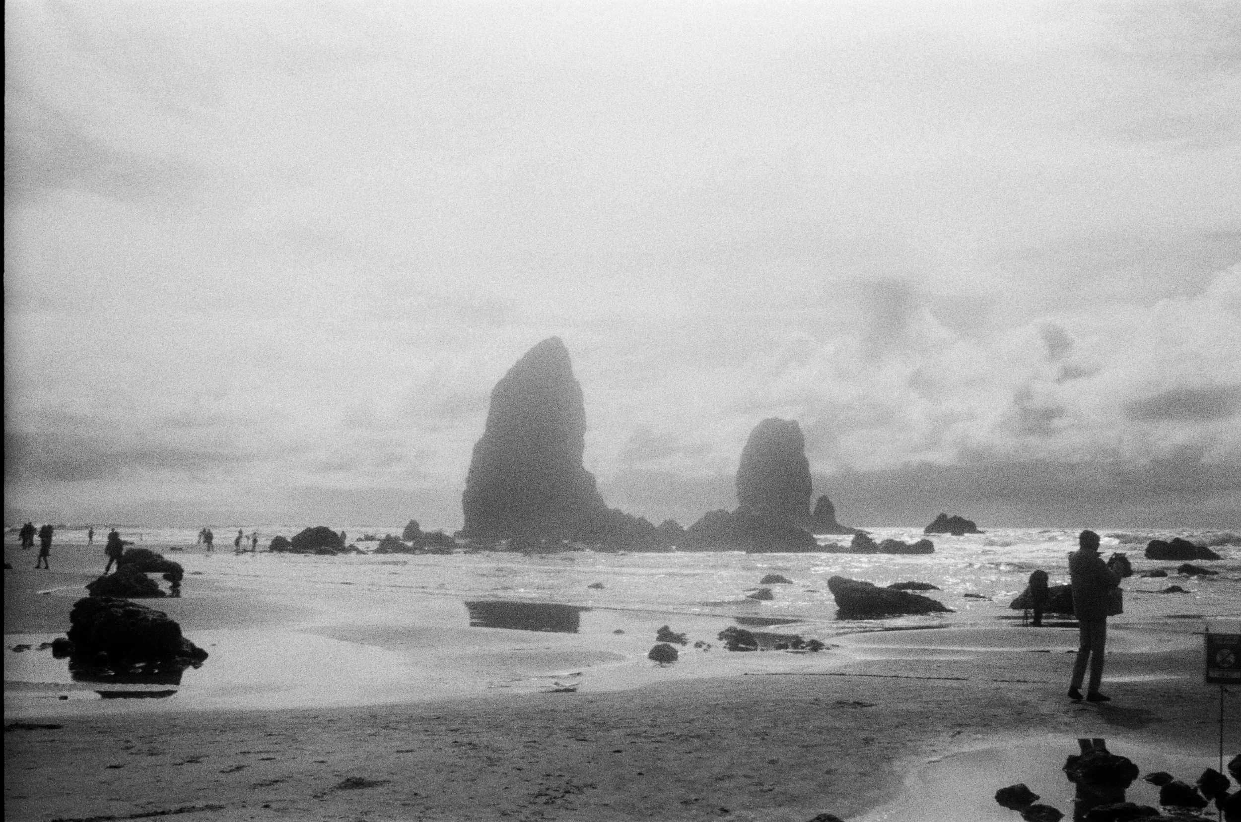 I got some film back today and now I get to reminisce on my April highlights in B&amp;W 🥹

Thanks @photo.alchemist.lab for the super speedy turnaround!

#35mm #olympustrip35 #oregoncoast