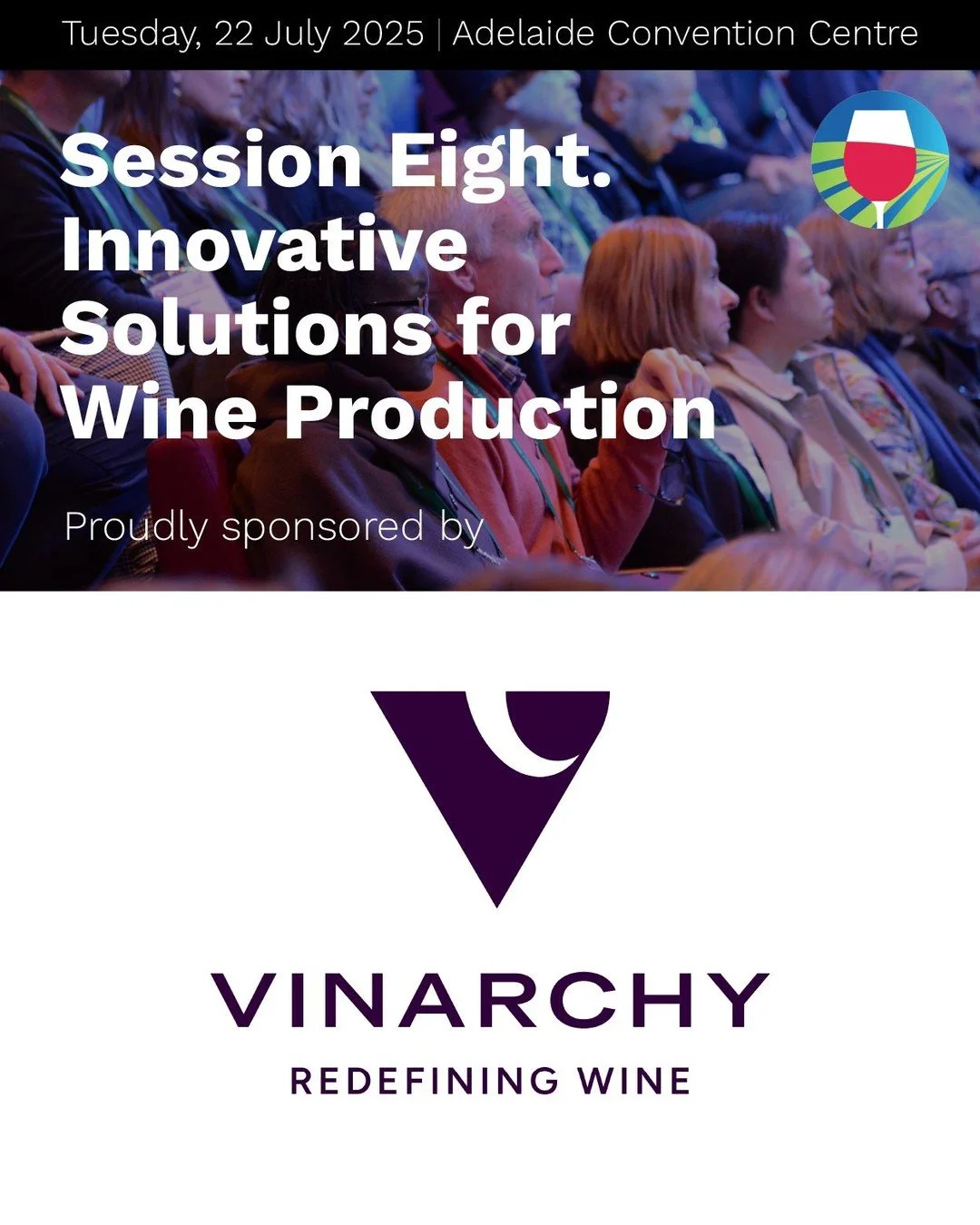 Session Eight of the 19th Australian Wine Industry Technical Conference 'Innovative Solutions for Wine Production' is proudly sponsored by Vinarchy.
Vinarchy was established in 2025 through the merger of Accolade Wines and Pernod Ricard Winemakers,